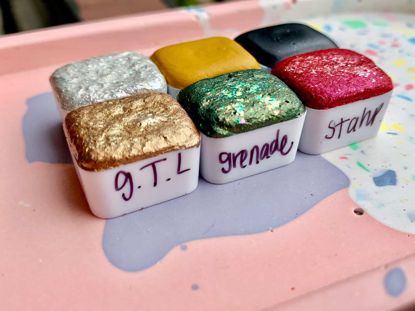 Jersey Shore Series HALF PANS | Cabs Are Here | Handmade Watercolors | Handmade Paint | Watercolors | Watercolor Artist |