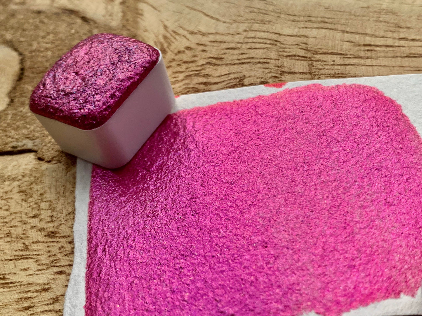 Malibu | Large Particle Mica | Handmade Watercolors | Handmade Paint | Watercolors | Watercolor Artist | Handmade Watercolor | Calligraphy