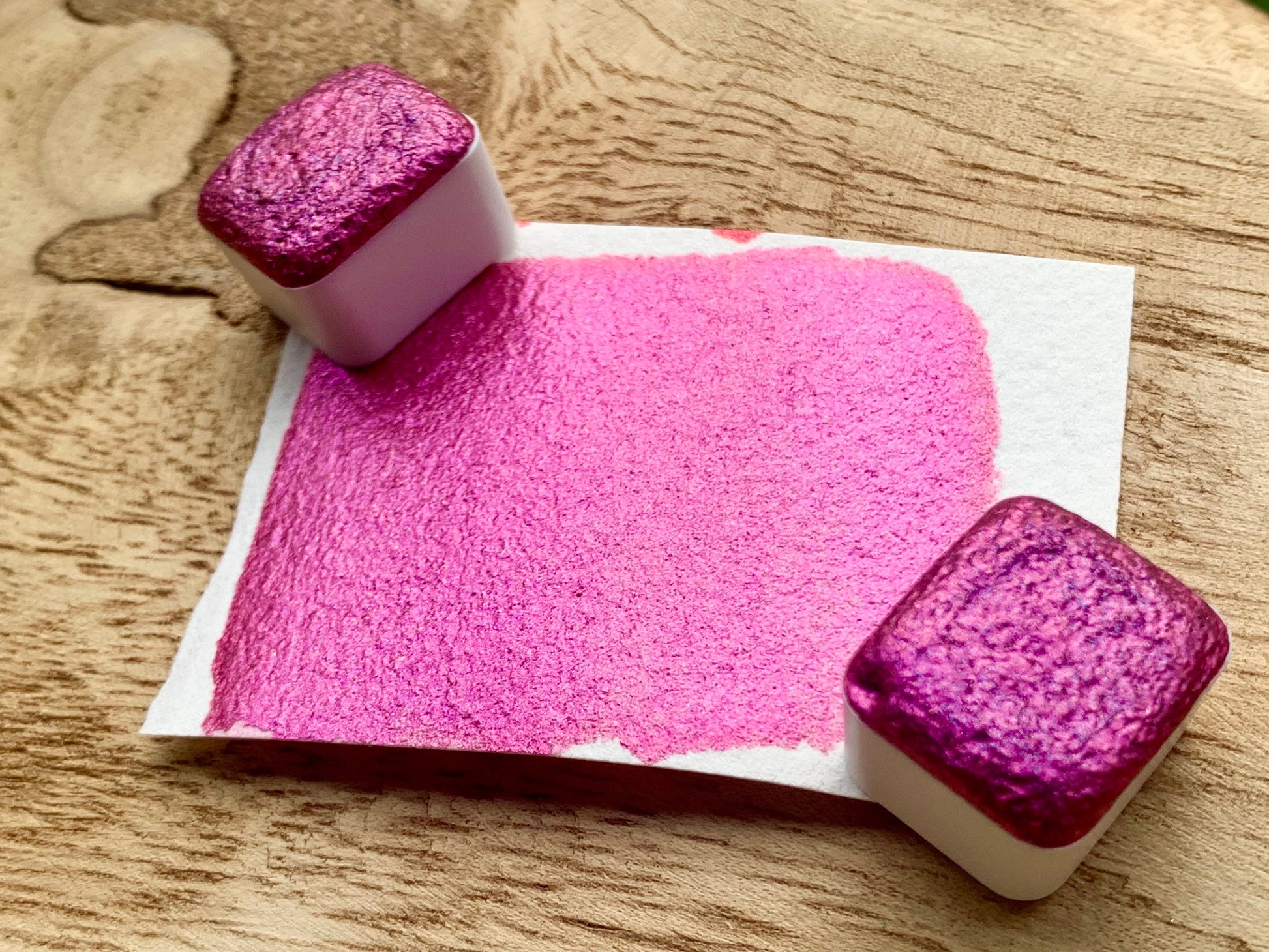 Malibu | Large Particle Mica | Handmade Watercolors | Handmade Paint | Watercolors | Watercolor Artist | Handmade Watercolor | Calligraphy