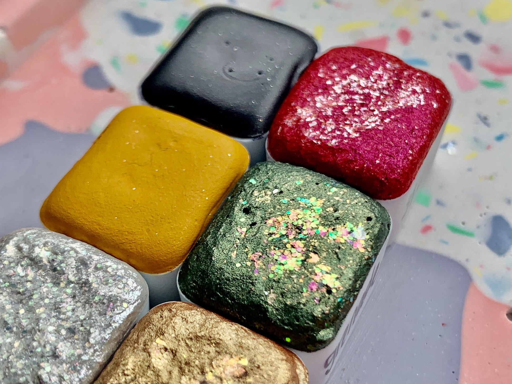 Jersey Shore Series HALF PANS | Cabs Are Here | Handmade Watercolors | Handmade Paint | Watercolors | Watercolor Artist |