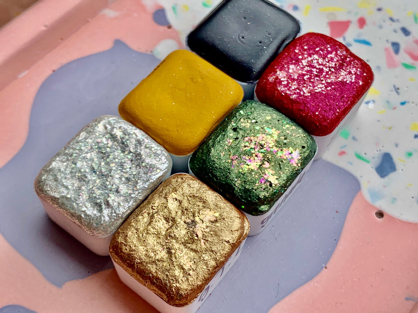 Jersey Shore Series HALF PANS | Cabs Are Here | Handmade Watercolors | Handmade Paint | Watercolors | Watercolor Artist |