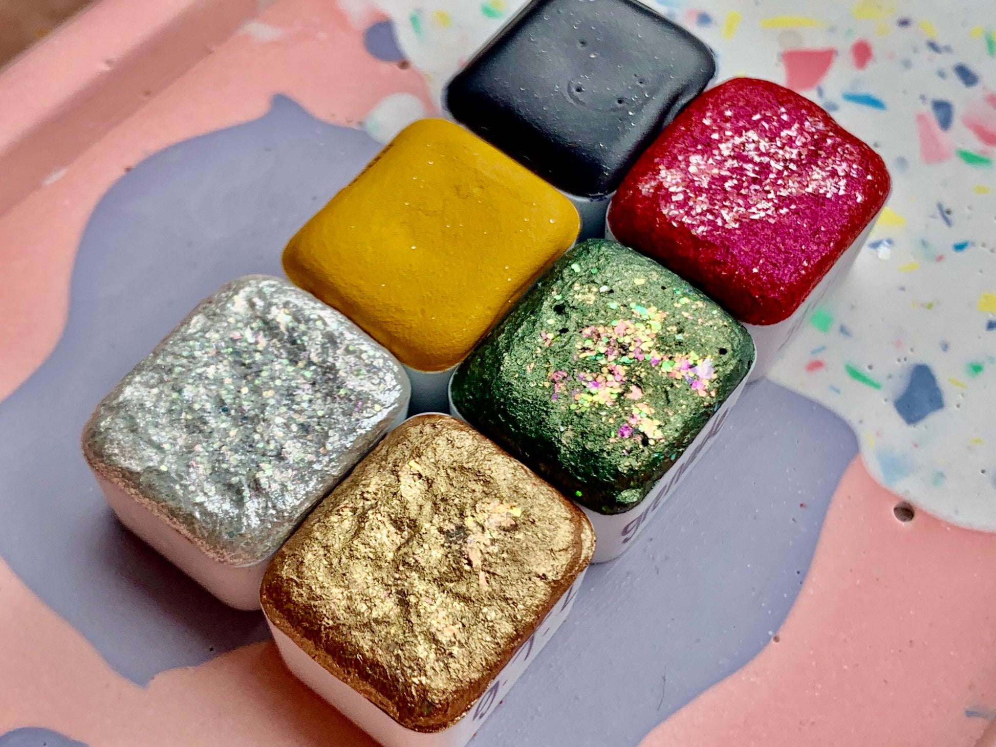 Jersey Shore Series HALF PANS | Cabs Are Here | Handmade Watercolors | Handmade Paint | Watercolors | Watercolor Artist |