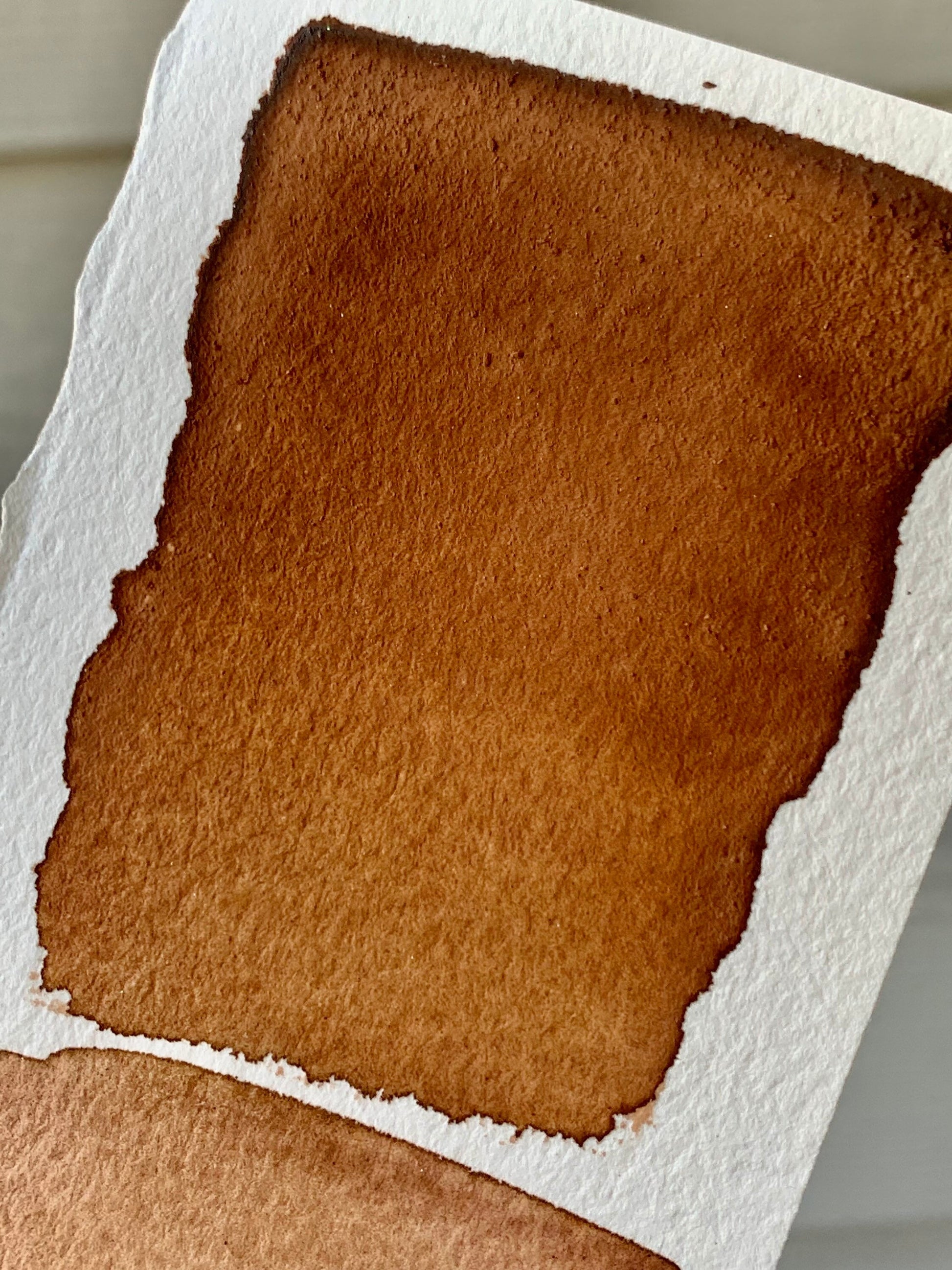 Dirty Peach | Handmade Watercolors | Warm Brown | Handmade Cards | Watercolor Florals | Matte Pigment | Half Pans