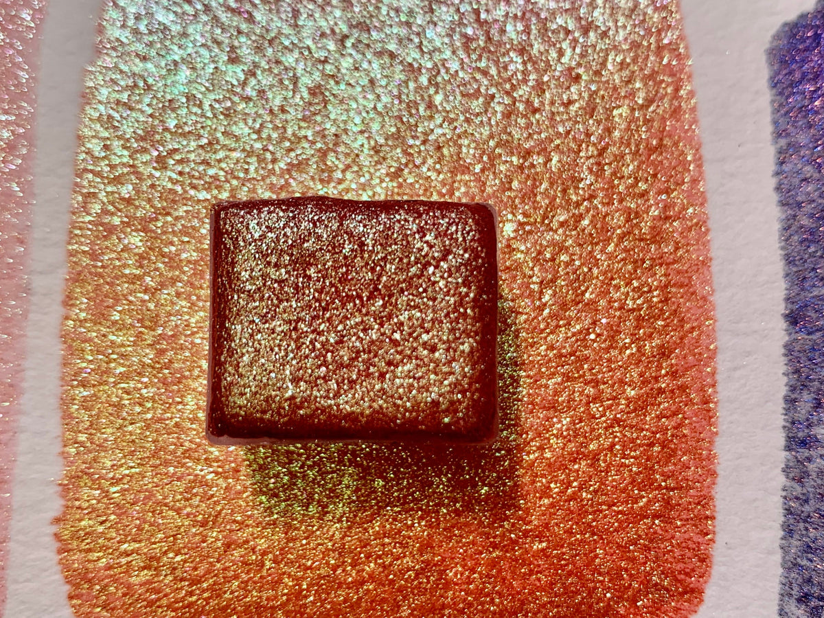 Here’s Johnny | Chameleon | Handmade Watercolors | Holiday | Glitter | Colorshift Watercolors | Here’s Johnny