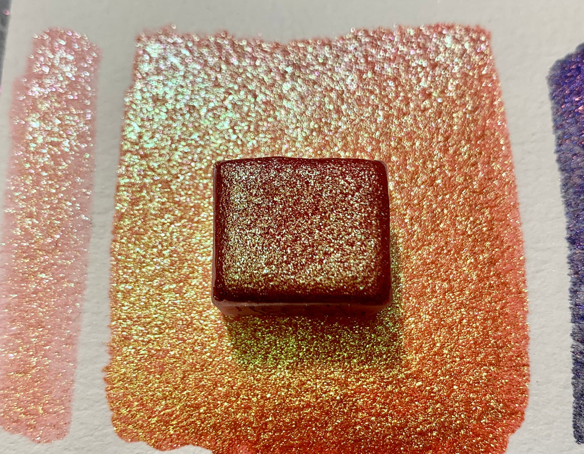 Here’s Johnny | Chameleon | Handmade Watercolors | Holiday | Glitter | Colorshift Watercolors | Here’s Johnny