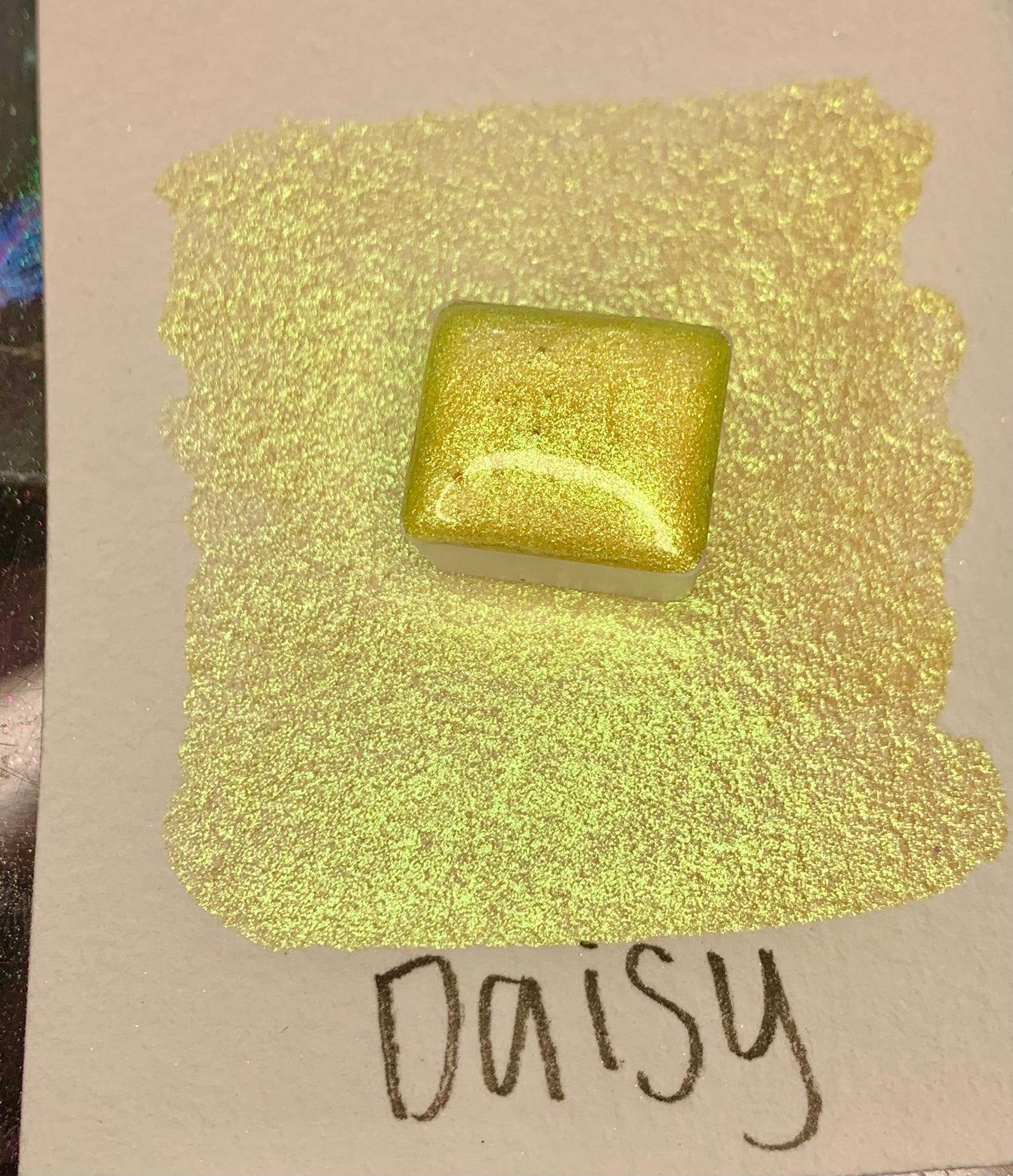 Daisy | Handmade Watercolors | Handmade Paint | Watercolors | Watercolor Artist | Handmade Cards | Calligraphy | Lettering