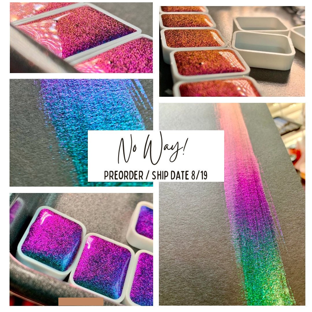 No Way! | Super Shifter | Shifting Watercolors | Handmade Paint | Watercolors | Watercolor | Handmade Watercolors | Gifts