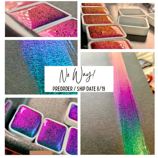 No Way! | Super Shifter | Shifting Watercolors | Handmade Paint | Watercolors | Watercolor | Handmade Watercolors | Gifts