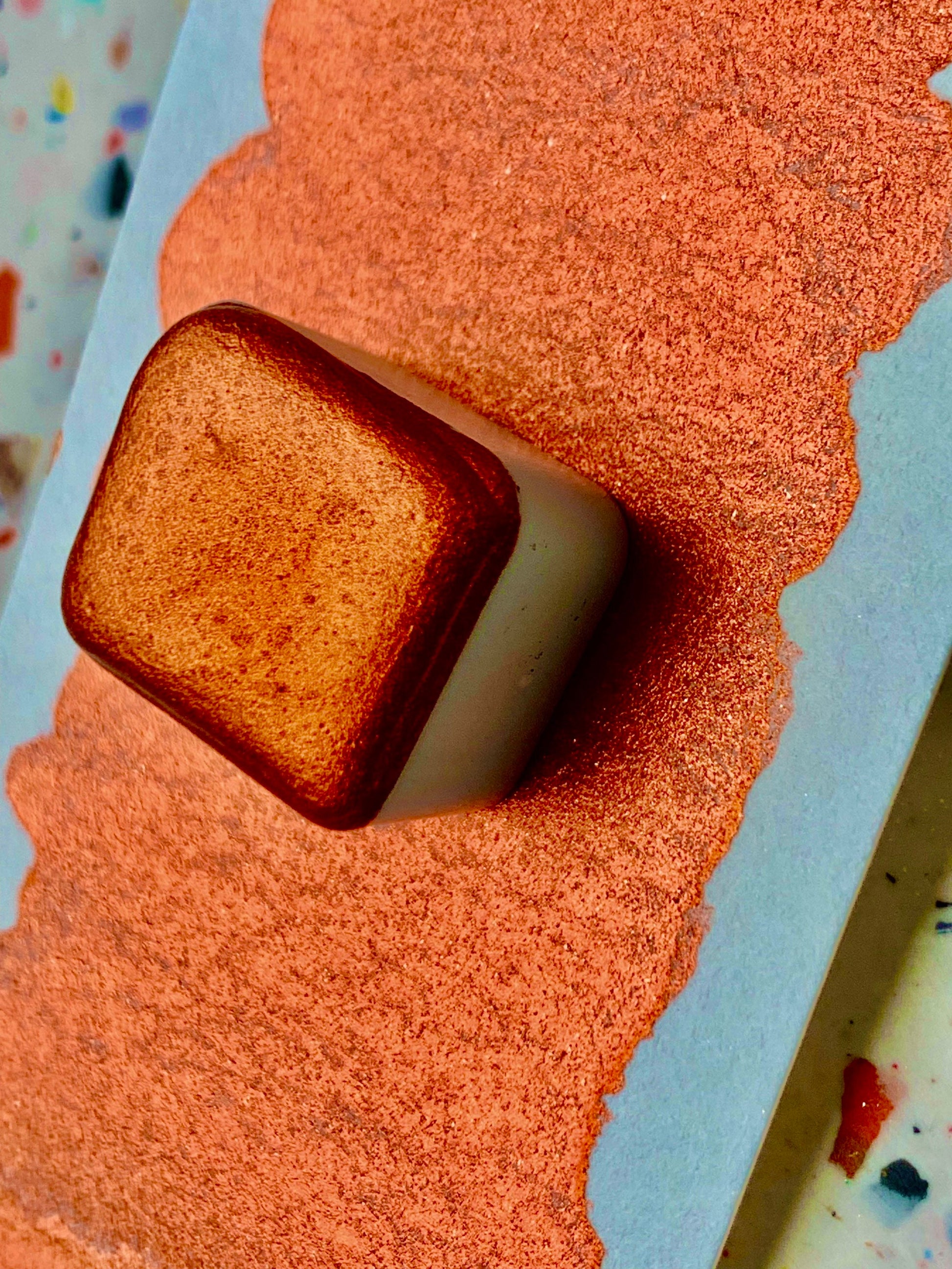Fire | Metallic Watercolor | Handmade Watercolors | Handmade Paint | Watercolors | Watercolor Artist | Watercolor | Calligraphy