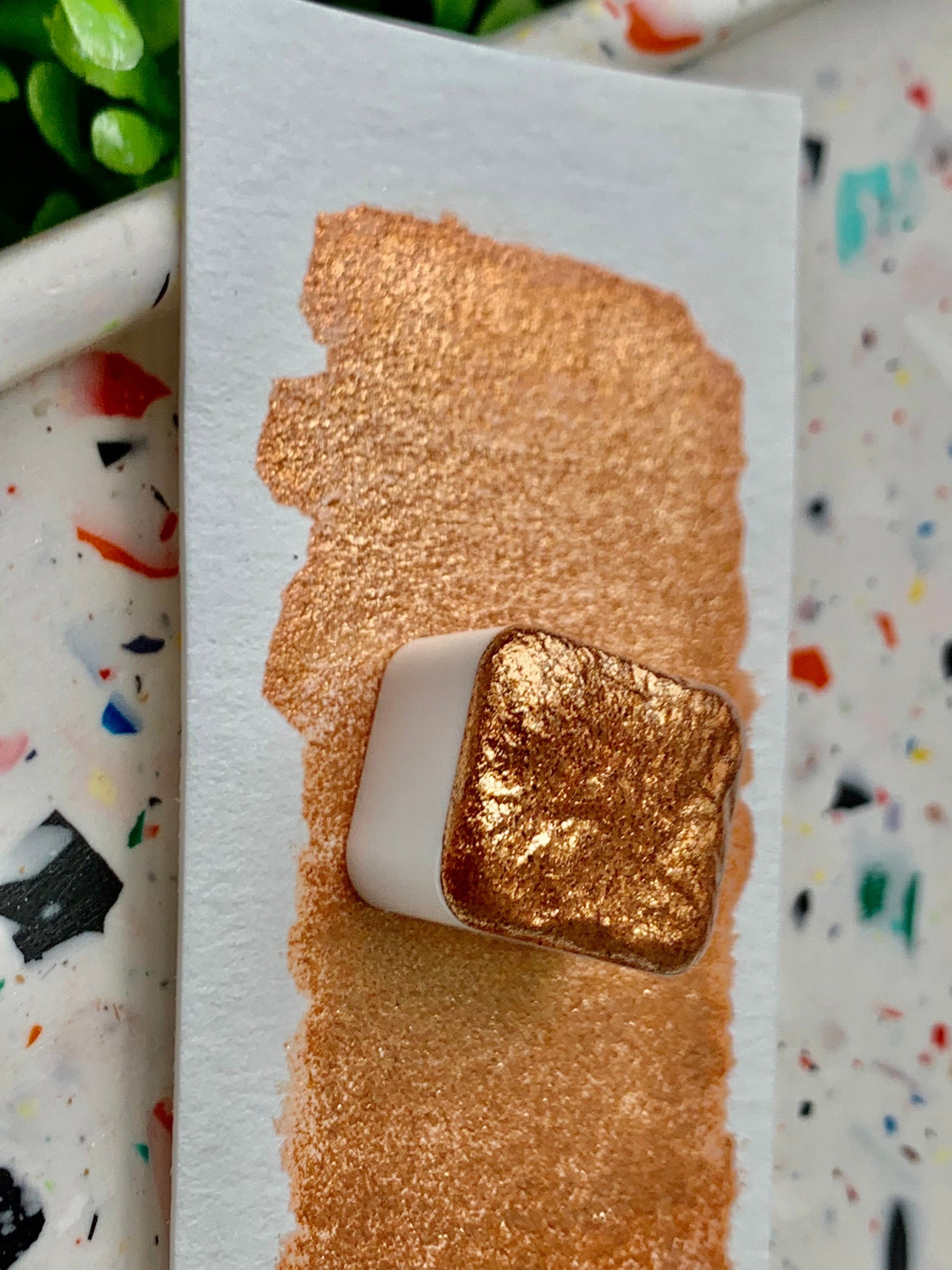 Sunstone | Handmade Watercolors | Handmade Paint | Watercolors | Watercolor Artist | Calligraphy | Quarter