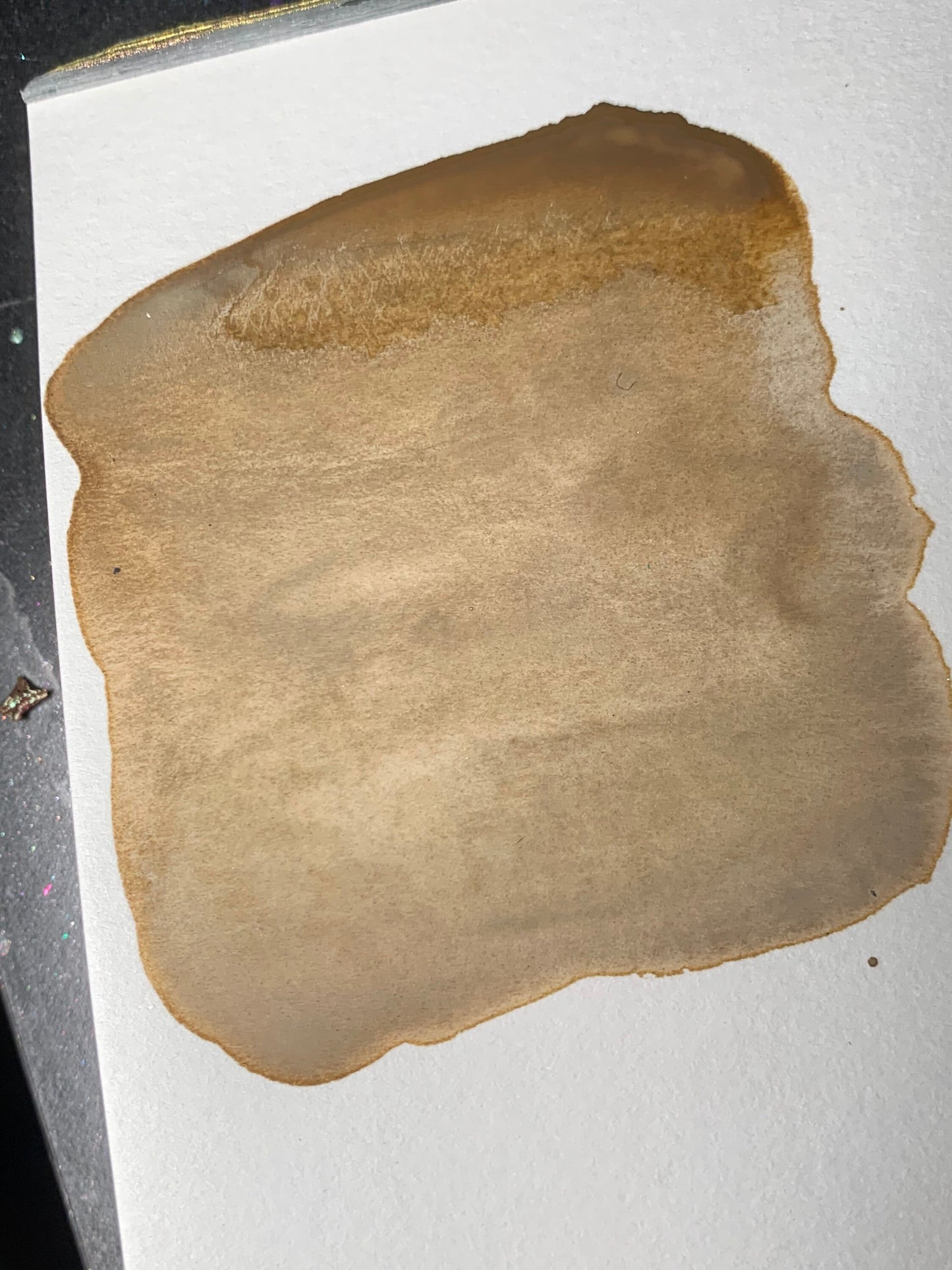 ADEVNT: Eggnog | Handmade Watercolors | Warm Brown | Handmade Cards | Watercolor Florals | Matte Pigment | Half Pans