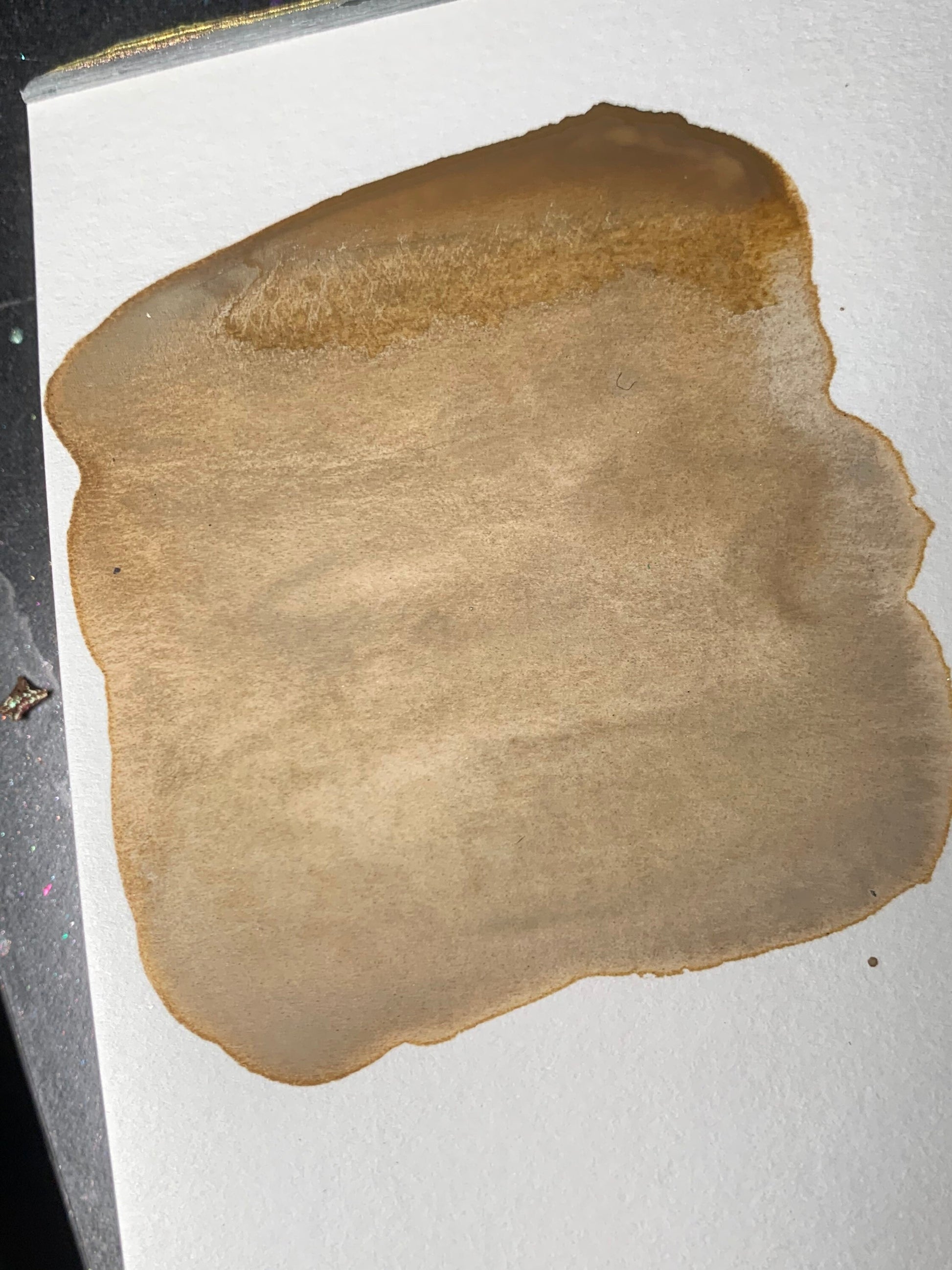 ADEVNT: Eggnog | Handmade Watercolors | Warm Brown | Handmade Cards | Watercolor Florals | Matte Pigment | Half Pans