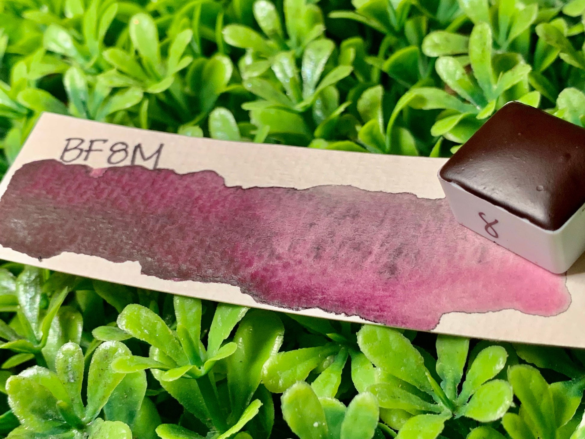 BF8M | Handmade Watercolors | GRANULATING | Handmade Cards | Watercolor Florals | Matte Pigment | Half Pans