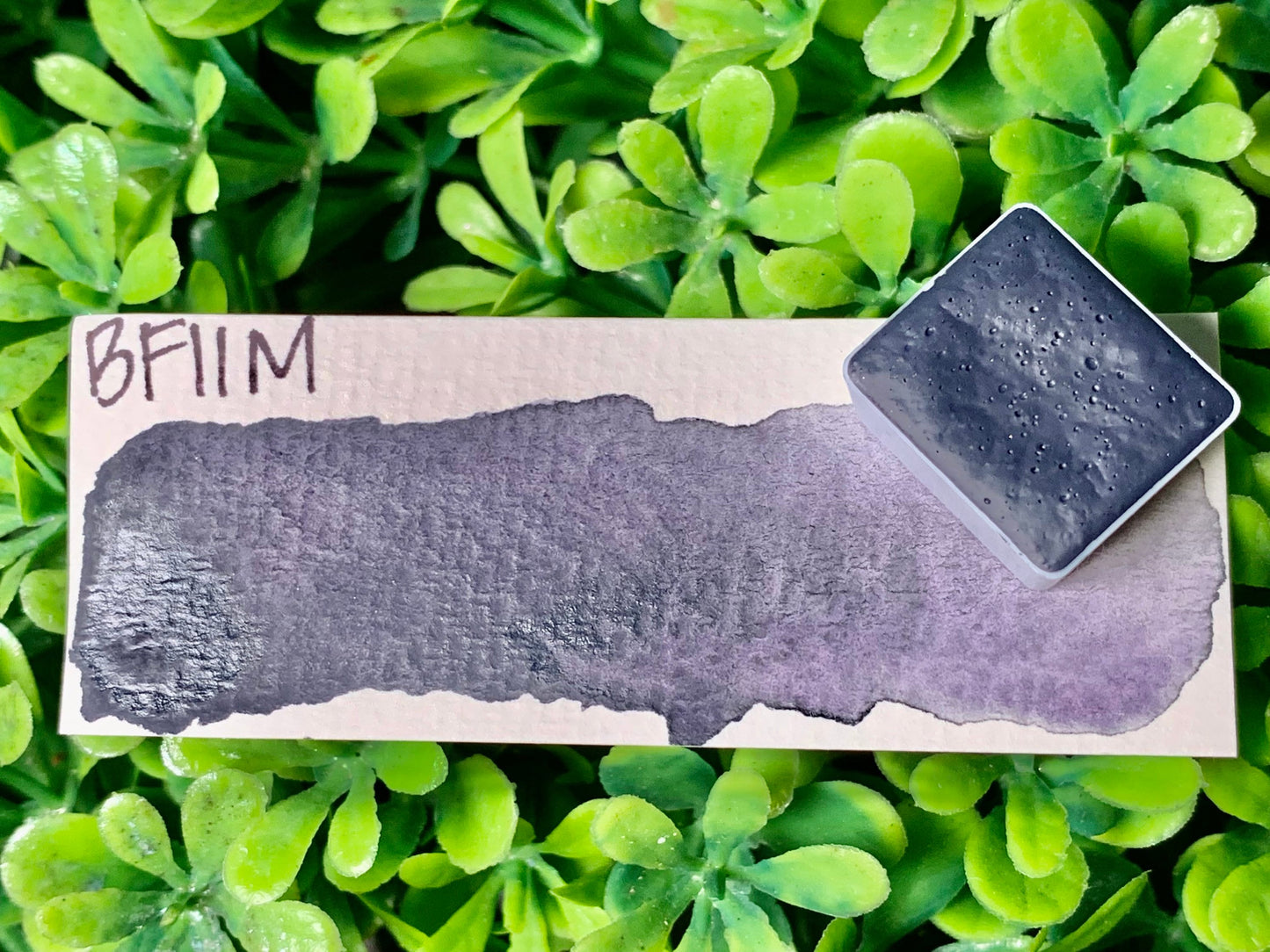 BF11M | Handmade Watercolors | GRANULATING | Handmade Cards | Watercolor Florals | Matte Pigment | Half Pans