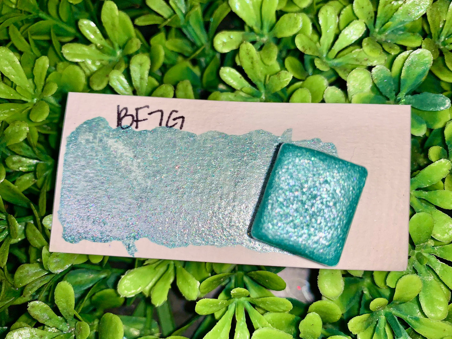 BF7G | Handmade Watercolors | Handmade Paint | Watercolors | Watercolor Artist | Handmade Cards | Glitter Watercolors |