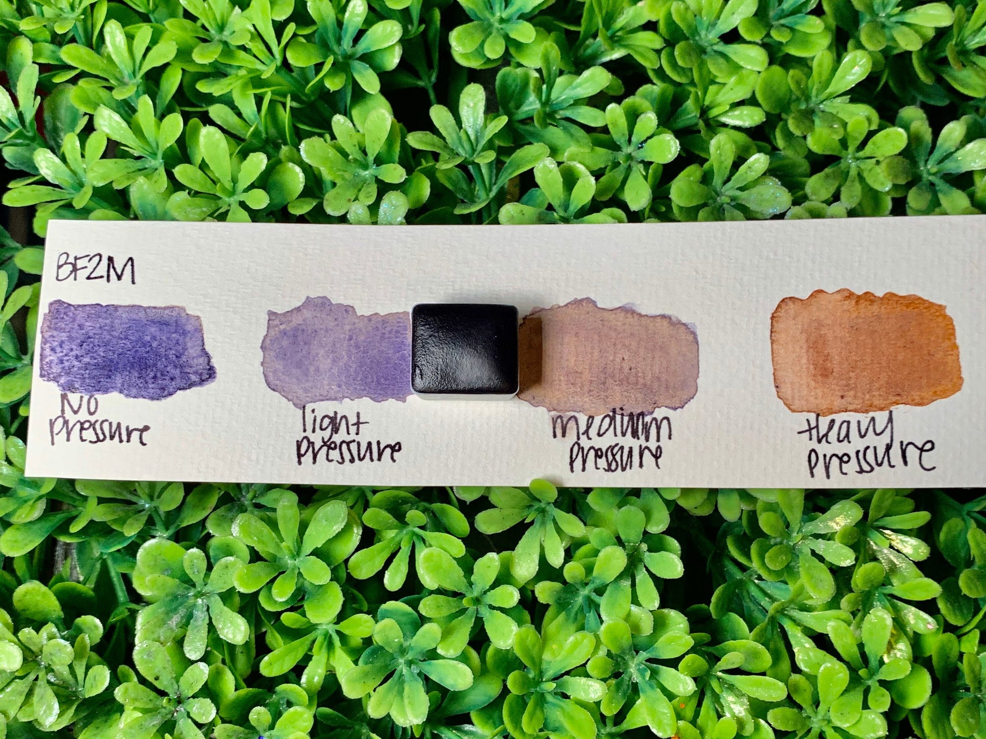 BF2M | Handmade Watercolors | GRANULATING | Handmade Cards | Watercolor Florals | Matte Pigment | Half Pans