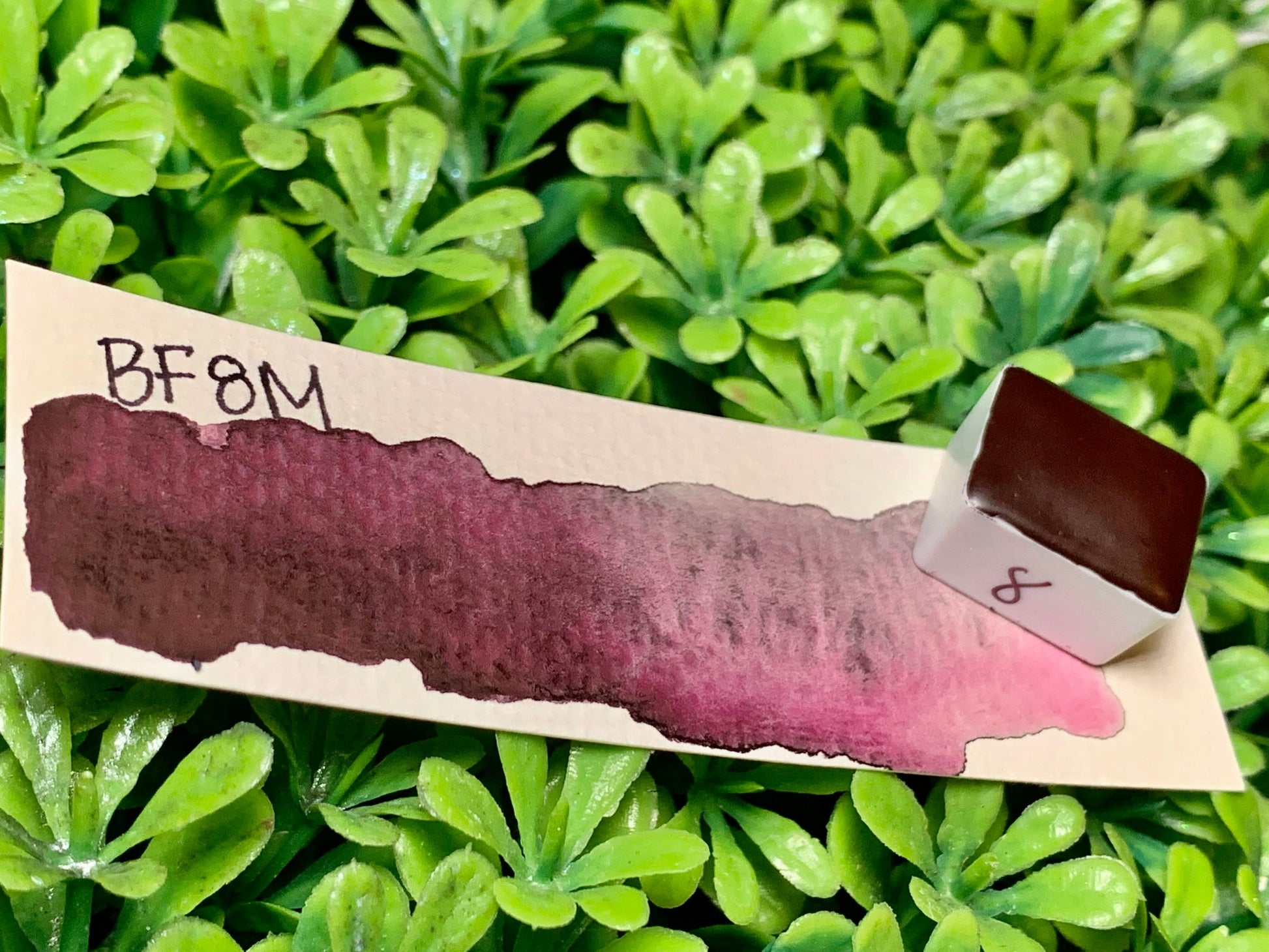 BF8M | Handmade Watercolors | GRANULATING | Handmade Cards | Watercolor Florals | Matte Pigment | Half Pans