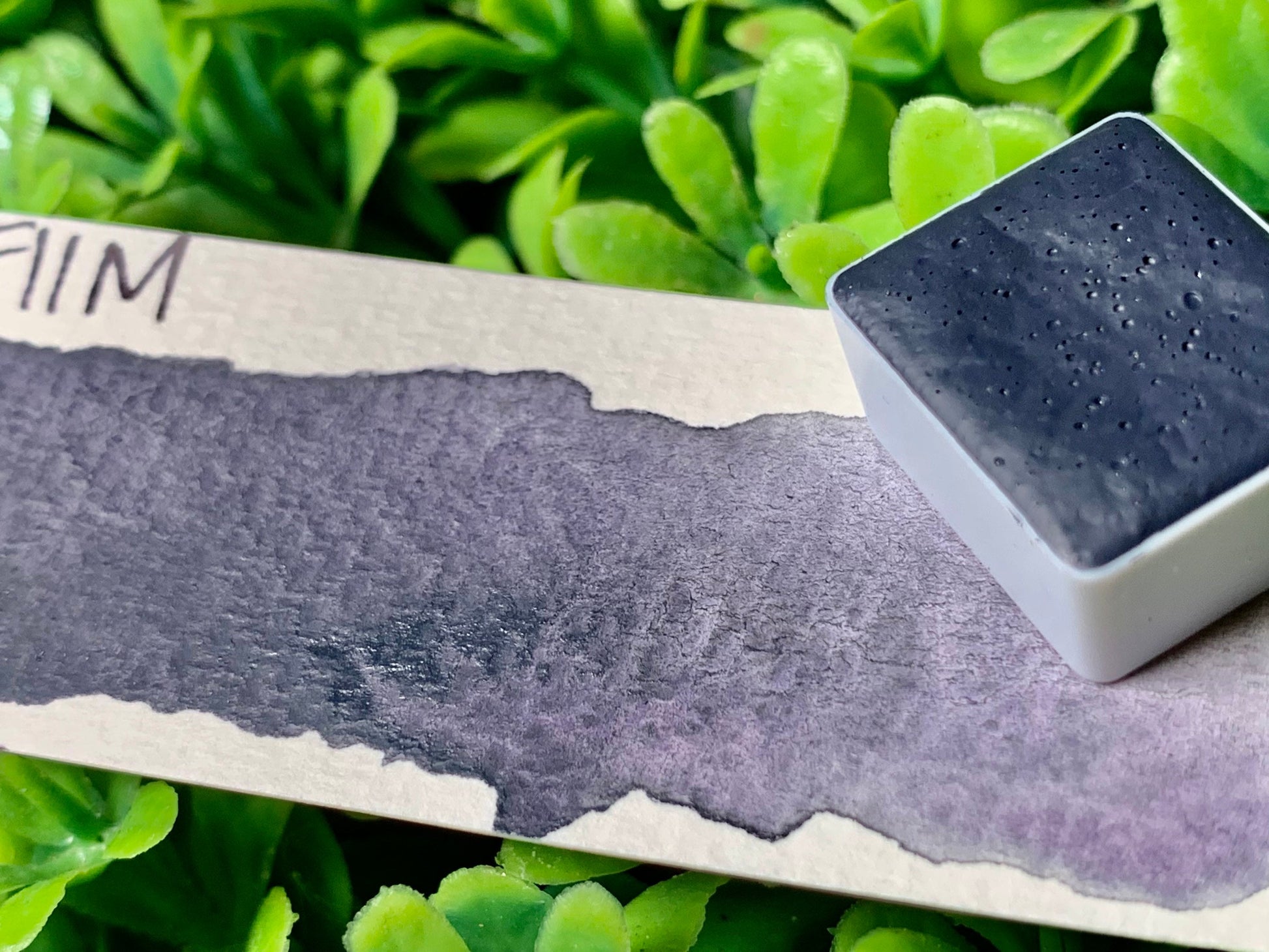 BF11M | Handmade Watercolors | GRANULATING | Handmade Cards | Watercolor Florals | Matte Pigment | Half Pans