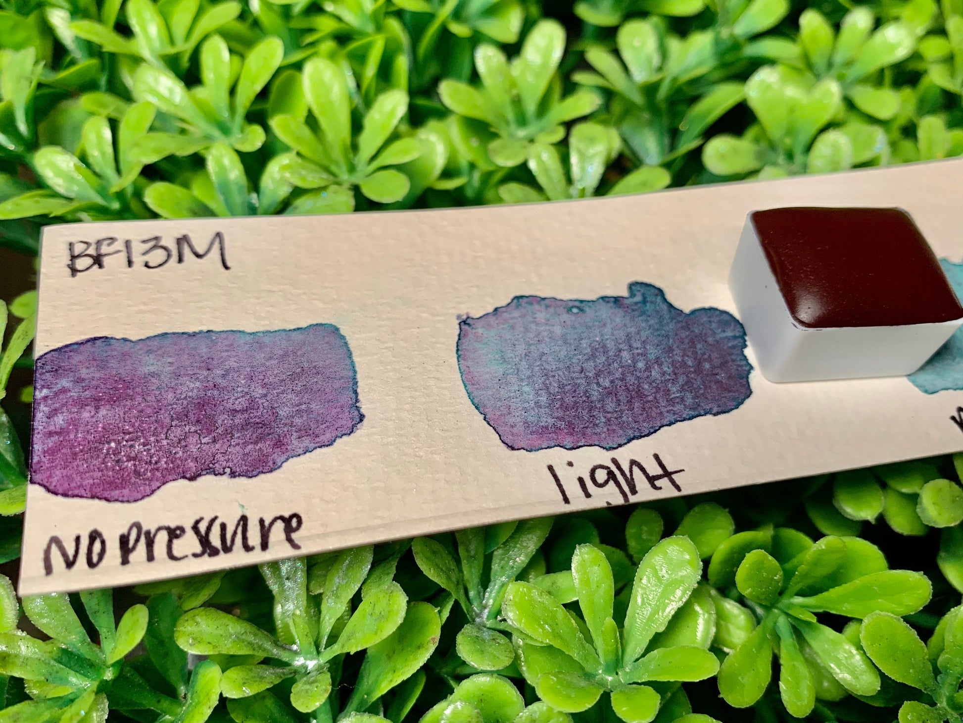 BF13M | Handmade Watercolors | GRANULATING | Handmade Cards | Watercolor Florals | Matte Pigment | Half Pans