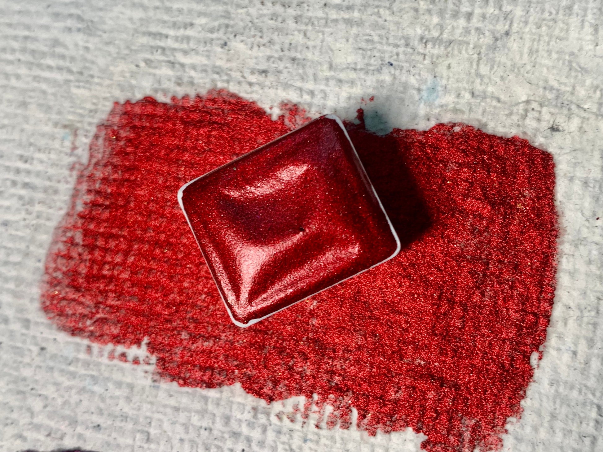 Ruby | Handmade Watercolors | Handmade Paint | Watercolors | Watercolor | Handmade Cards | Chrome Mix