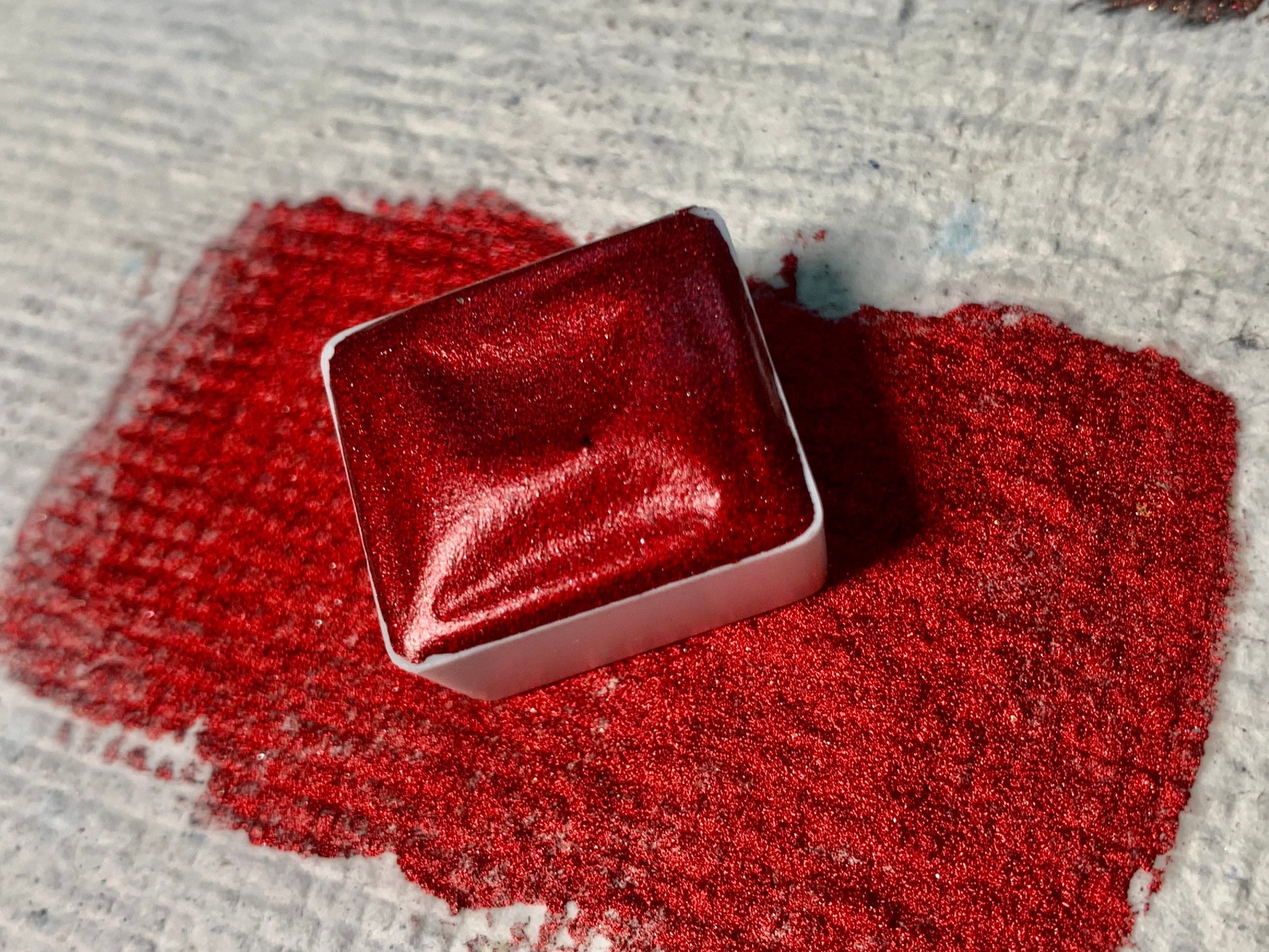 Ruby | Handmade Watercolors | Handmade Paint | Watercolors | Watercolor | Handmade Cards | Chrome Mix