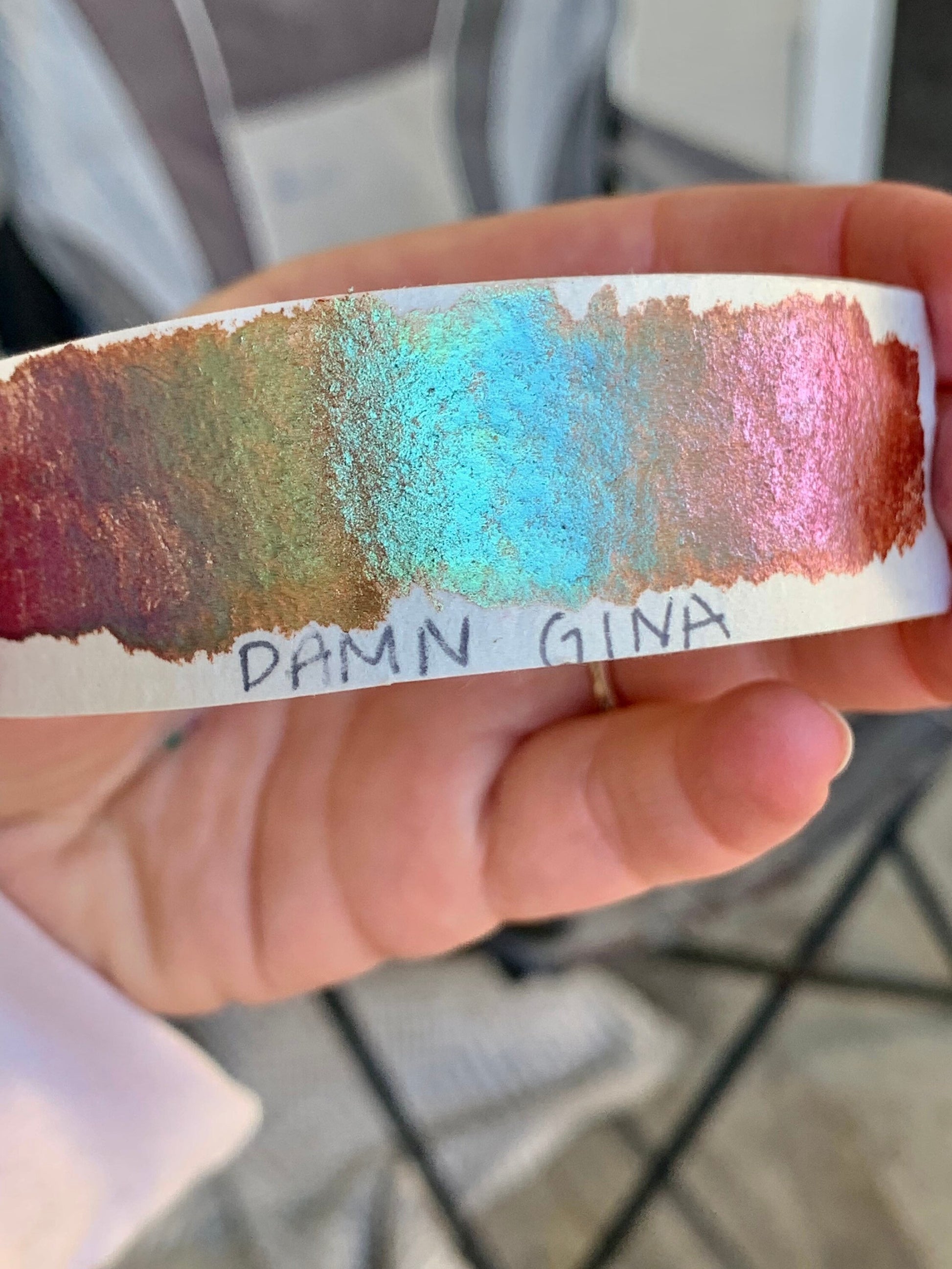 Damn Gina | Handmade Watercolors | Handmade Paint | Calligraphy | Lettering |