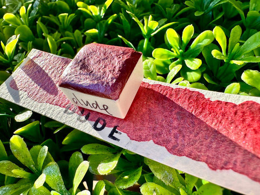 Dude | Handmade Watercolors | Handmade Paint | Calligraphy | Lettering | Flake Pigment