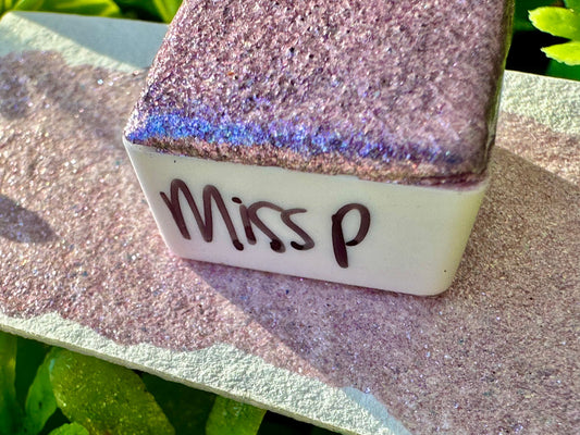 Miss P | SHEER | Handmade Watercolors | Handmade Paint | Calligraphy | Lettering | Flake Pigment
