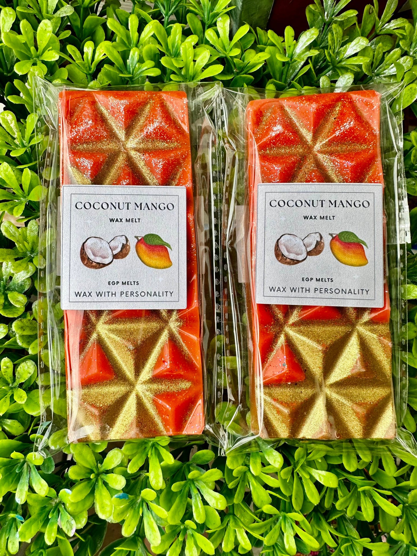 Coconut Mango EGP Melts | Fruit Scented Melts | Snap Bar | Wax Melt | Wax With Personality |