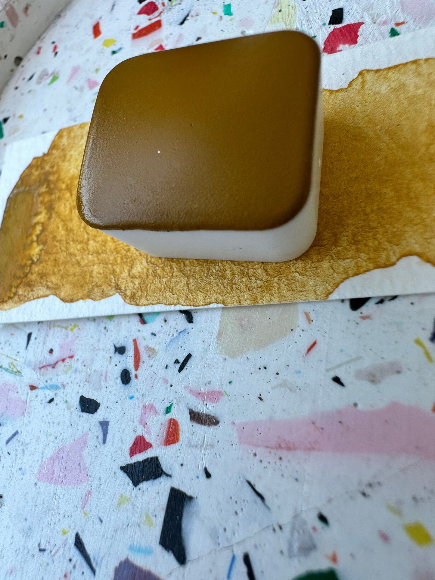 Mellow | Handmade Watercolors | Handmade Cards | Watercolor Florals | Matte Pigment | Half Pans