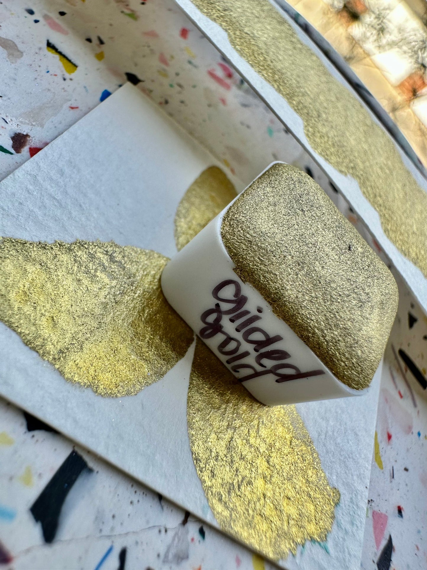 Gilded Gold | Handmade Watercolors | Handmade Paint | Watercolors | Watercolor | Watercolor Artist