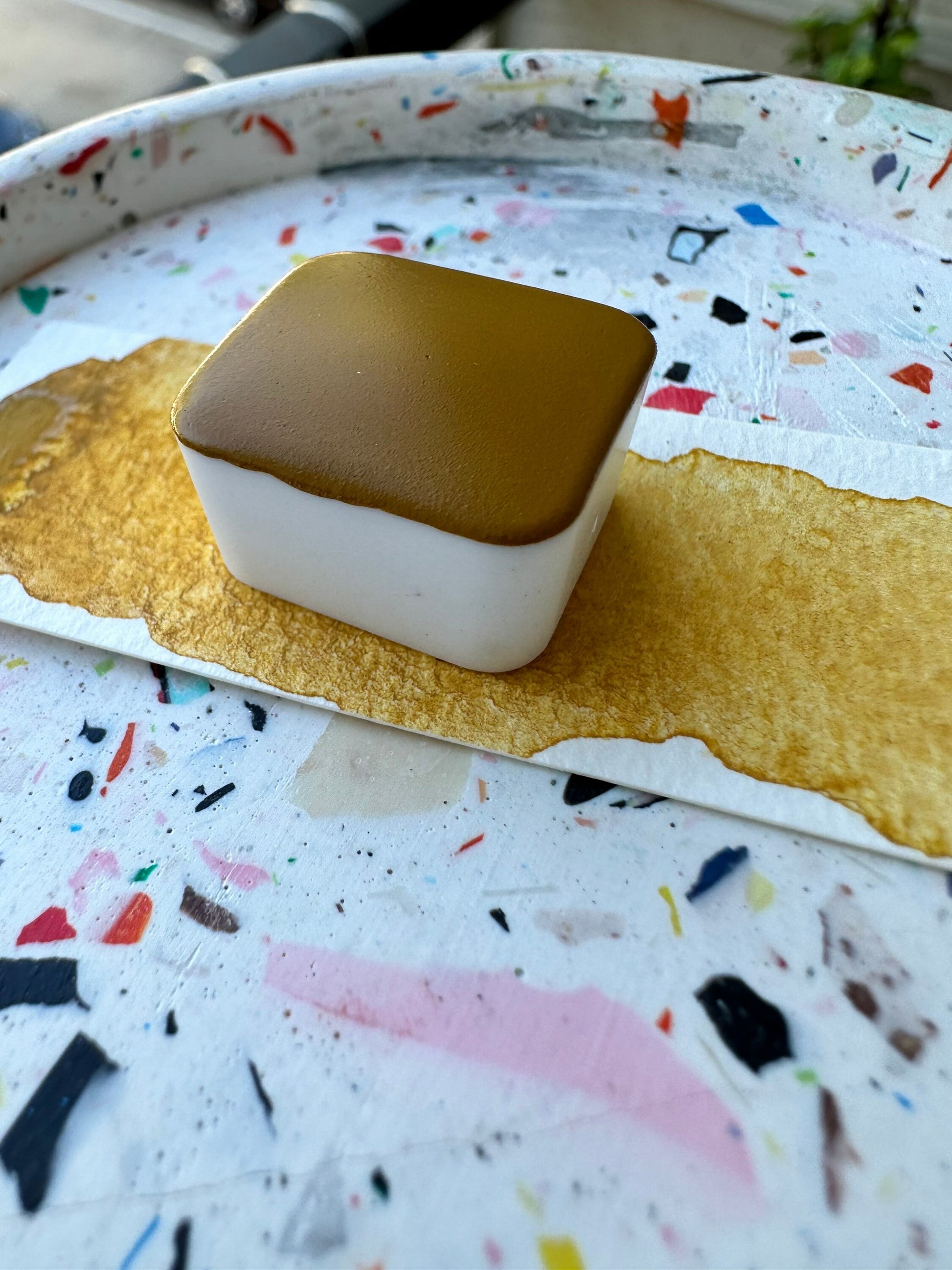 Mellow | Handmade Watercolors | Handmade Cards | Watercolor Florals | Matte Pigment | Half Pans
