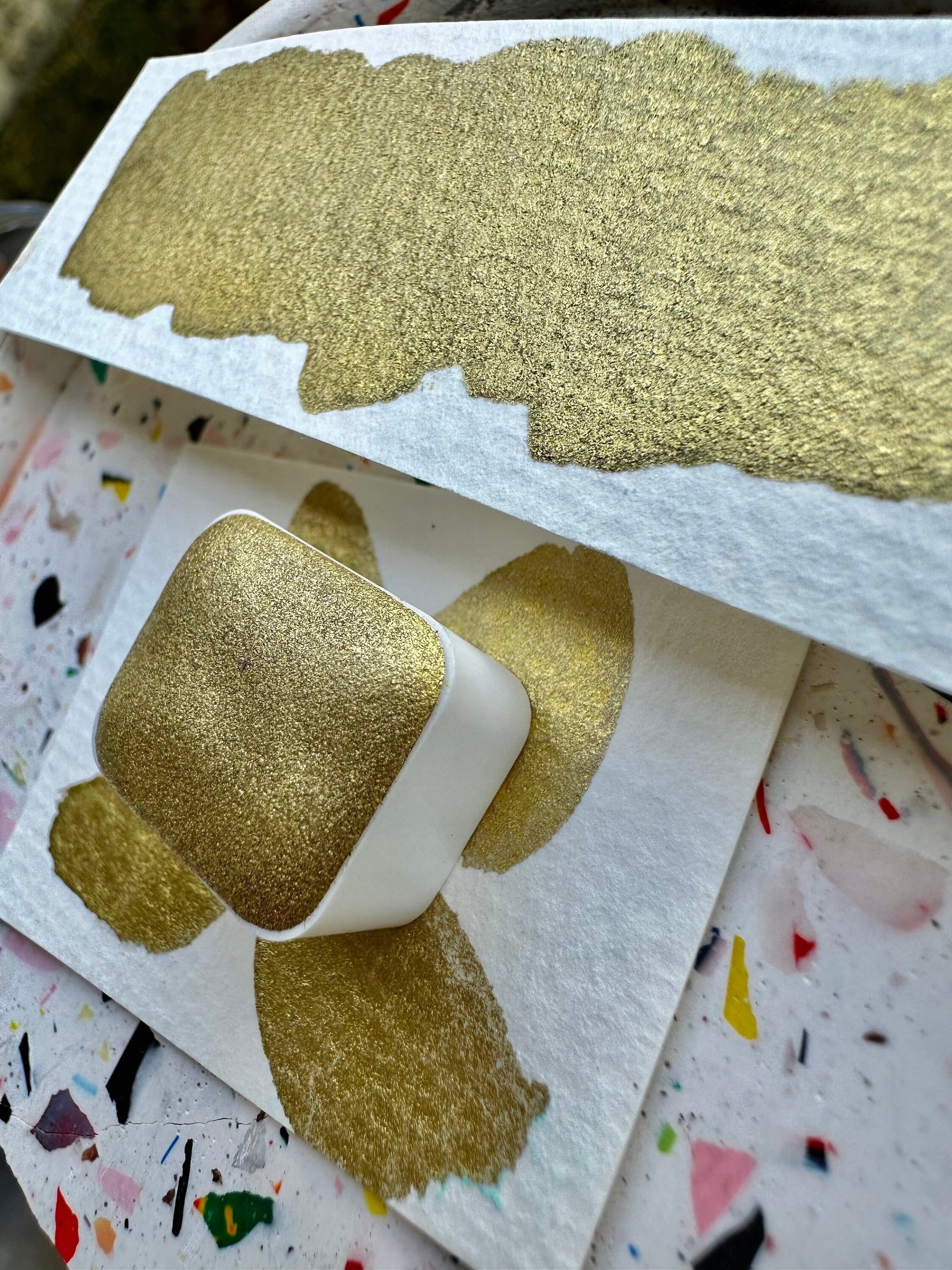 Gilded Gold | Handmade Watercolors | Handmade Paint | Watercolors | Watercolor | Watercolor Artist