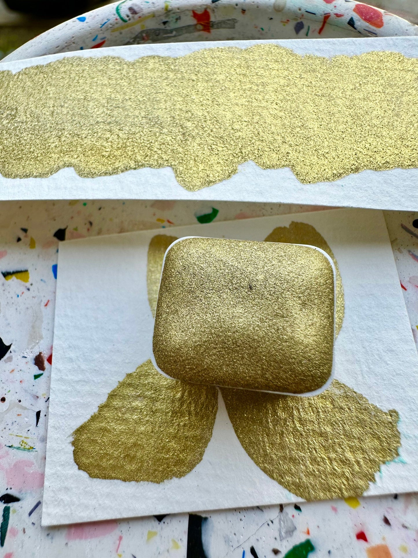 Gilded Gold | Handmade Watercolors | Handmade Paint | Watercolors | Watercolor | Watercolor Artist