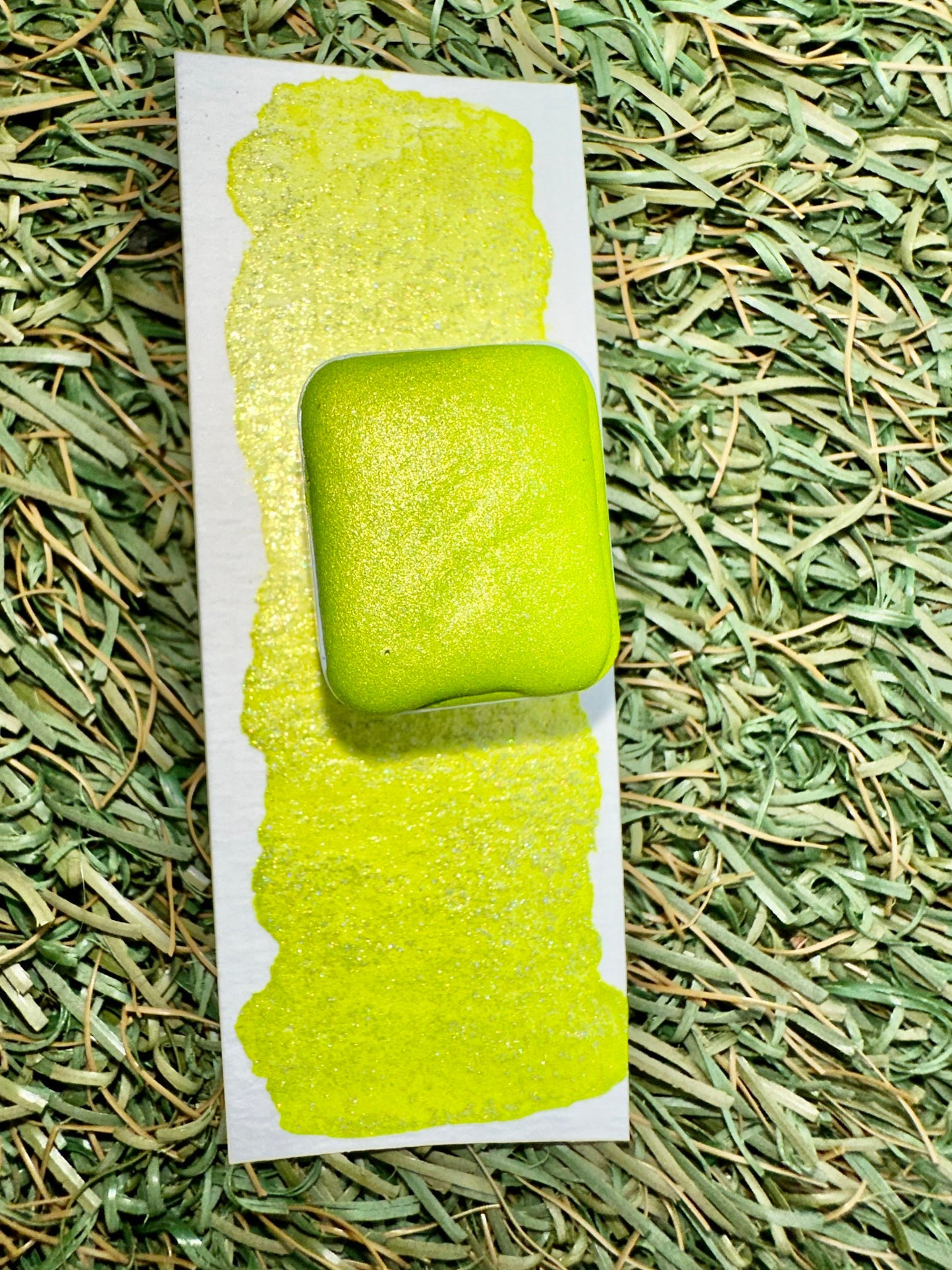 Chop, CHOP! (inside joke series) | SINGLE | 1:700&1/1000 Glitter Mix | Handmade Watercolors | Handmade Paint | Calligraphy | Lettering |