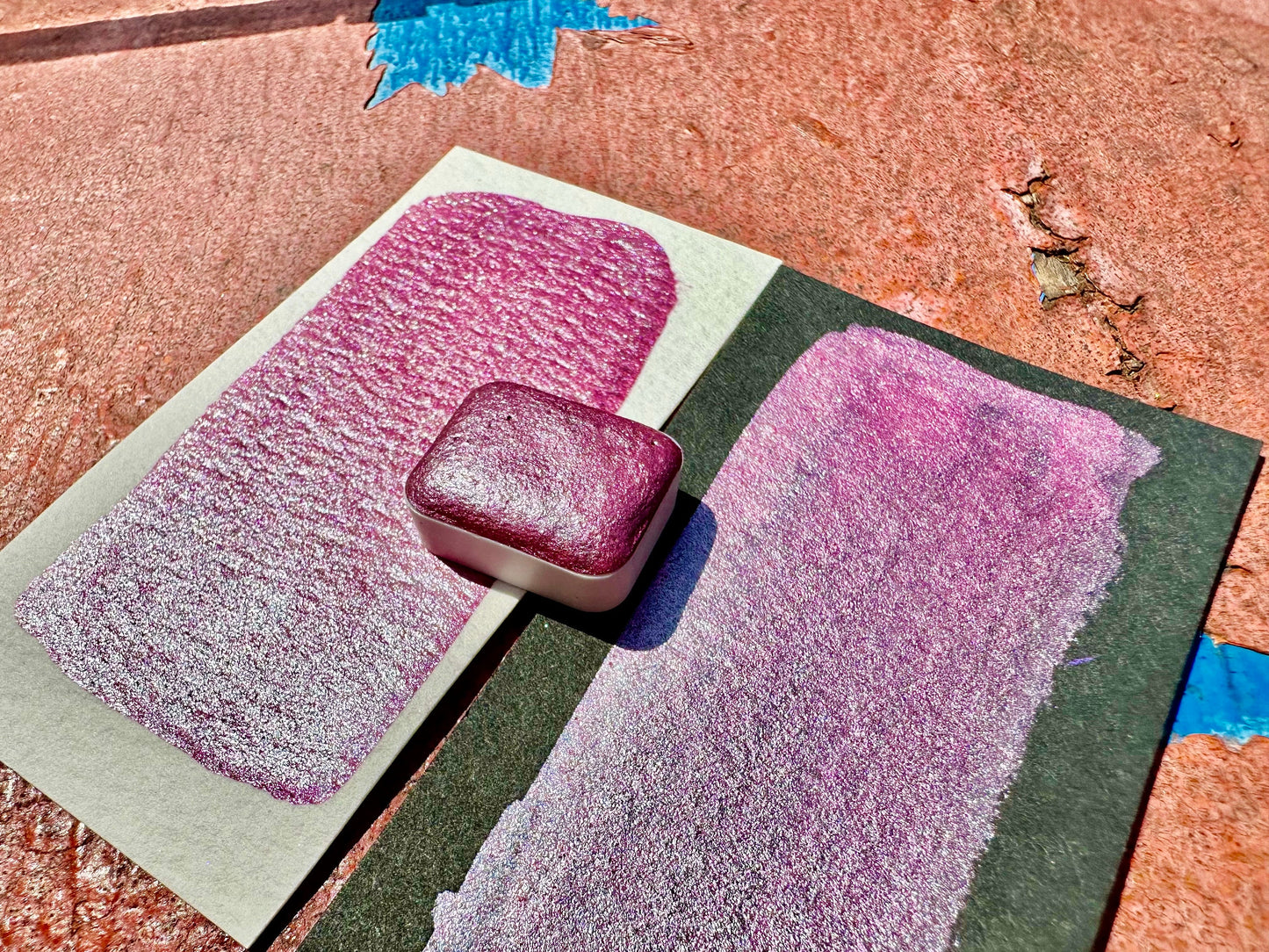 Pink Silver | Handmade Watercolors | Handmade Paint | Watercolors | Watercolor | Watercolor Artist