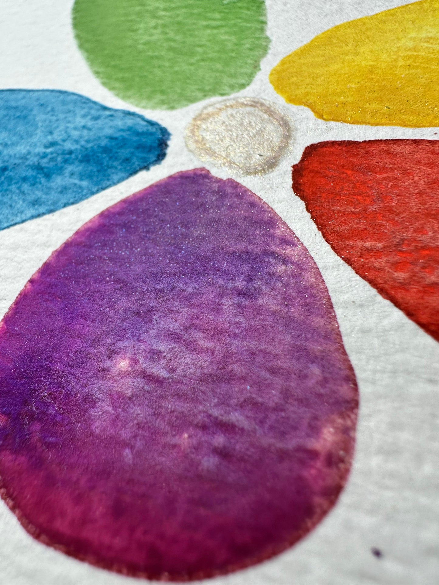 Flower Palette | Handmade Watercolors | Handmade Paint | Watercolors | Watercolor Artist | Handmade Cards | Glitter Watercolors |