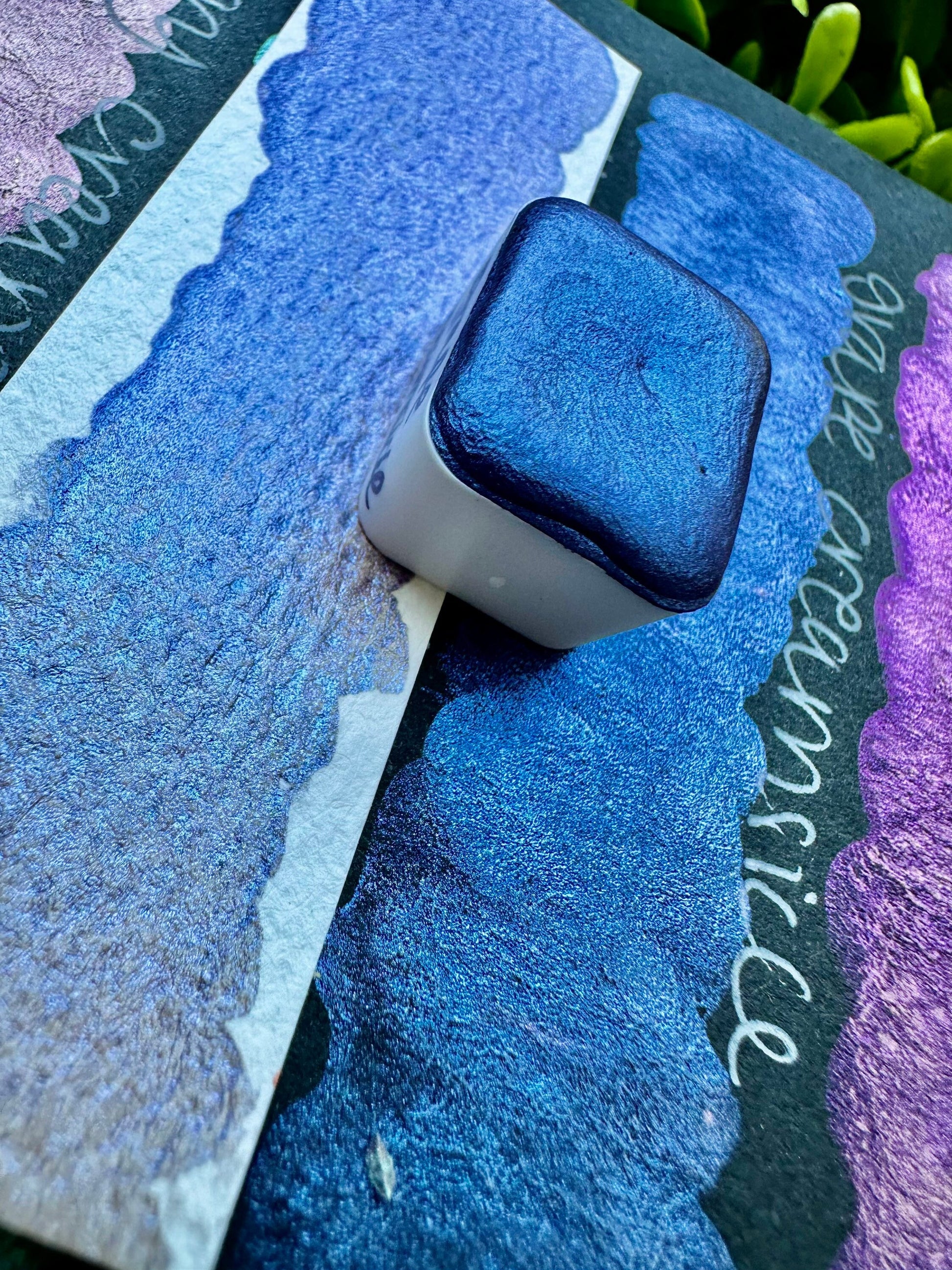 Grape Creamsicle | Handmade Watercolors | Handmade Paint | Watercolors | Watercolor | Handmade Cards |