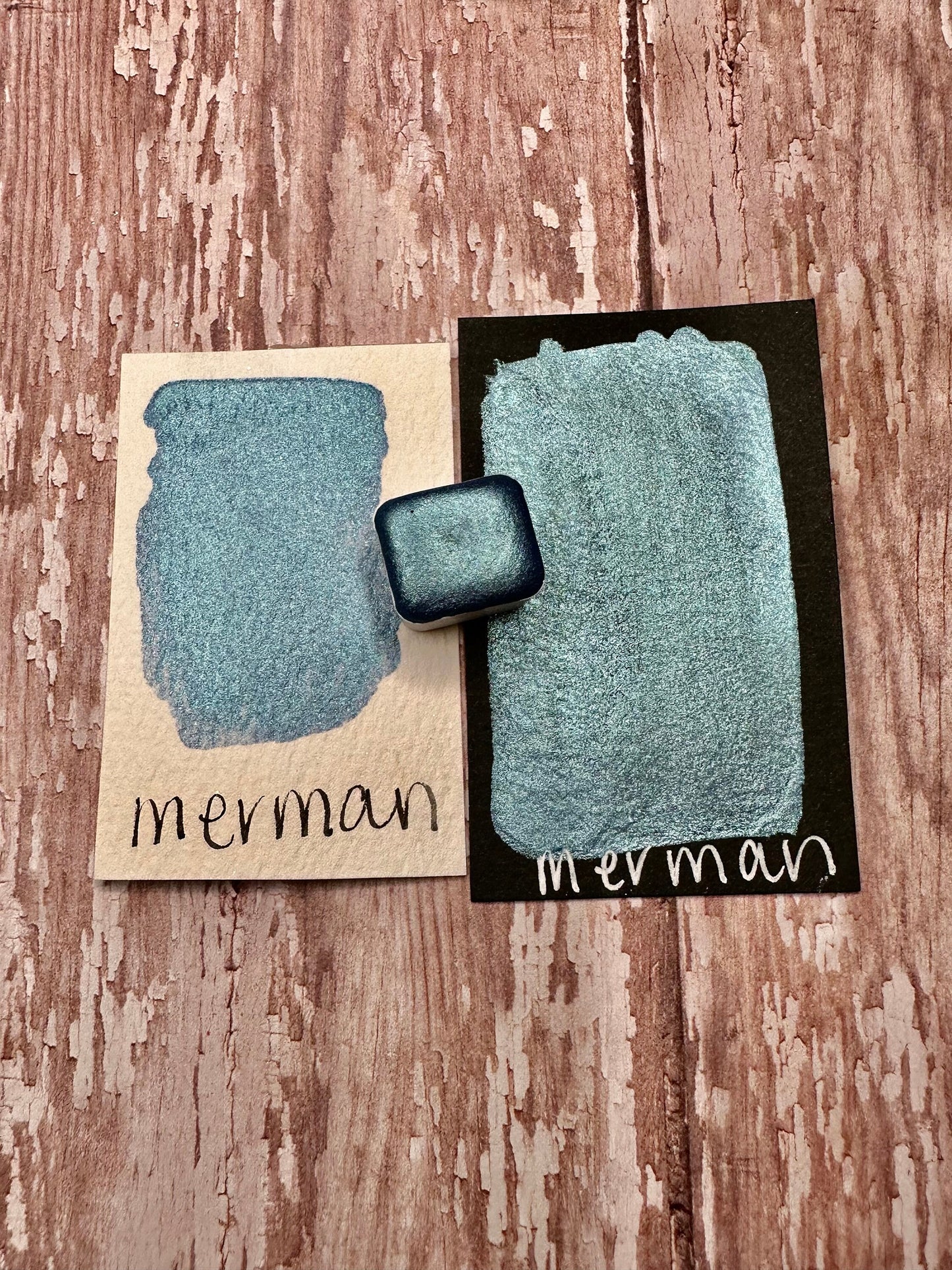Merman - reformulated | Handmade Watercolors | Handmade Paint | Watercolors | Watercolor | Watercolor Artist