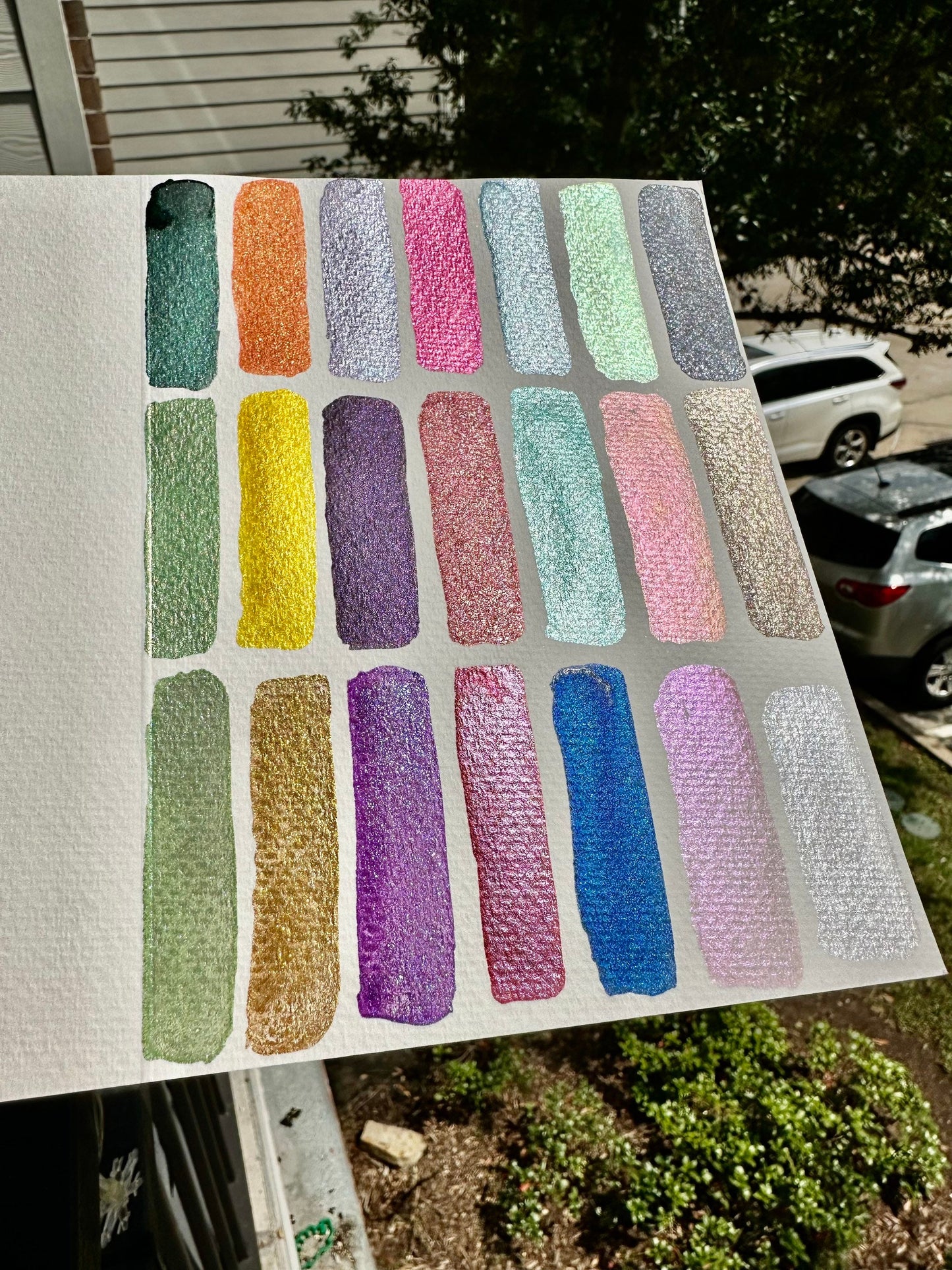 Watercolor Palette 21 Full Pans | Handmade Watercolors | Handmade Paint | Watercolors | Watercolor | Beginner Palette
