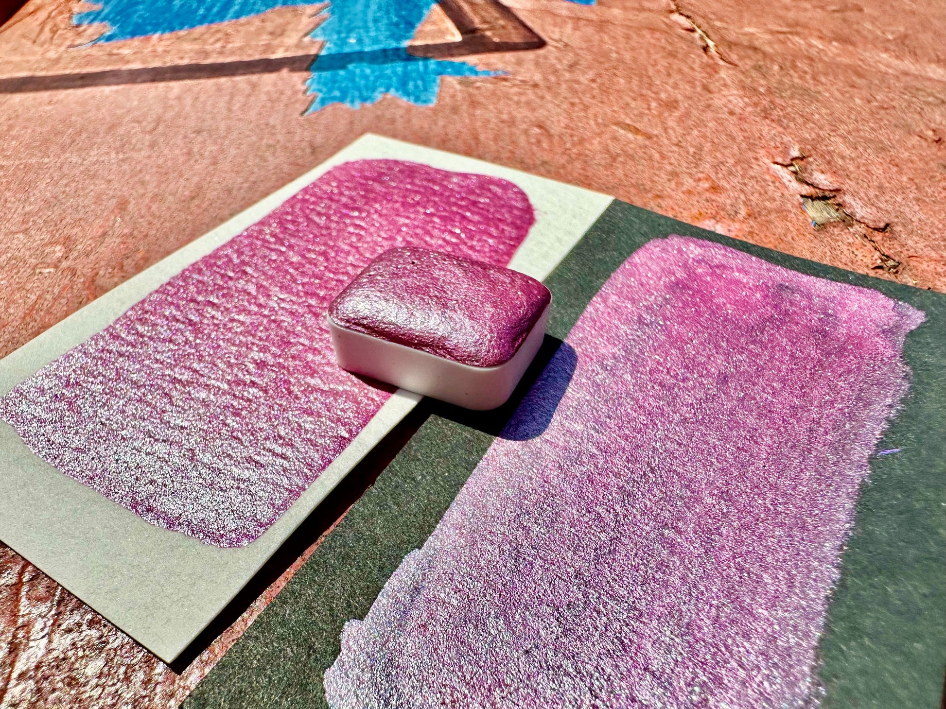 Pink Silver | Handmade Watercolors | Handmade Paint | Watercolors | Watercolor | Watercolor Artist