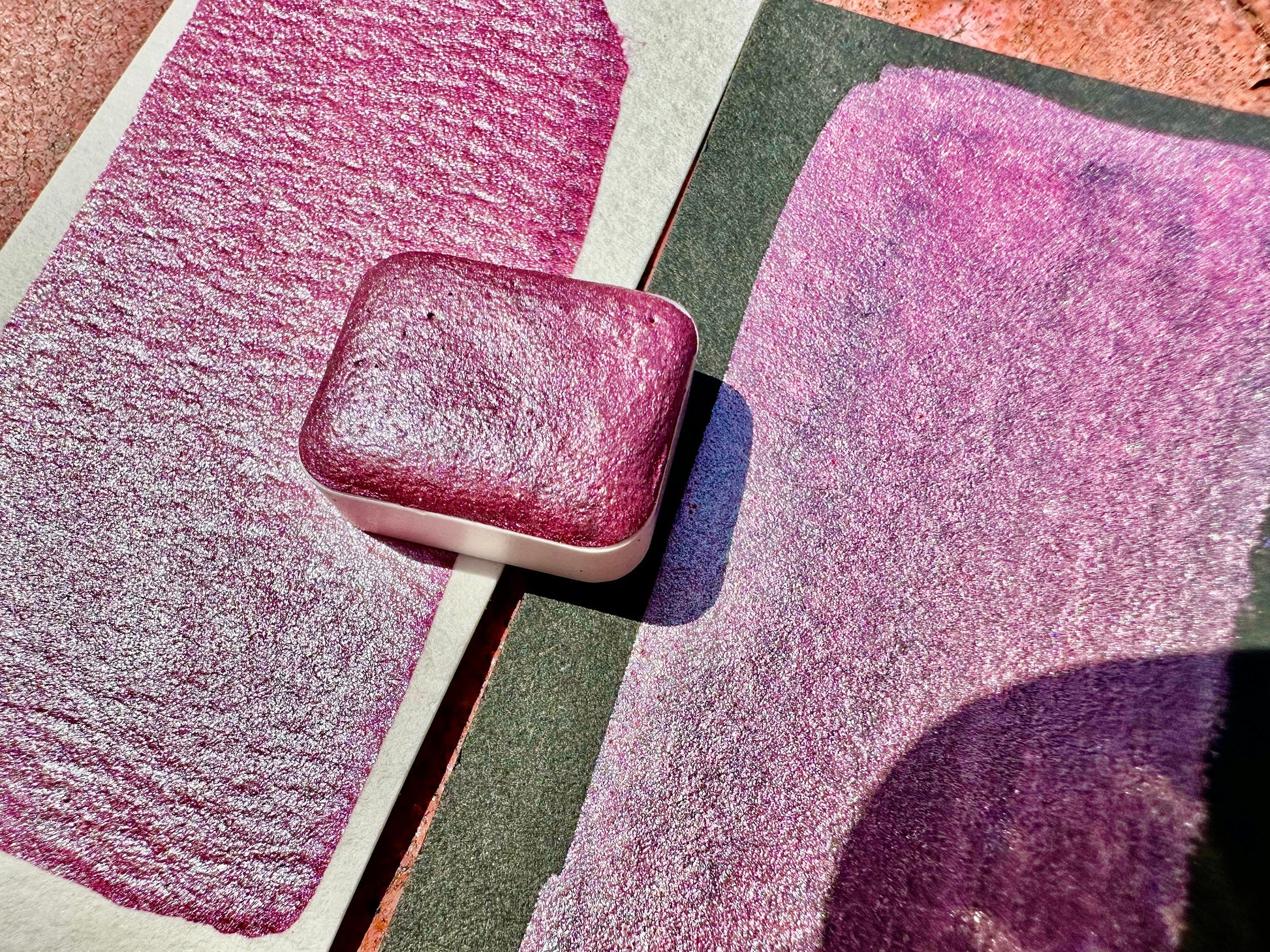 Pink Silver | Handmade Watercolors | Handmade Paint | Watercolors | Watercolor | Watercolor Artist