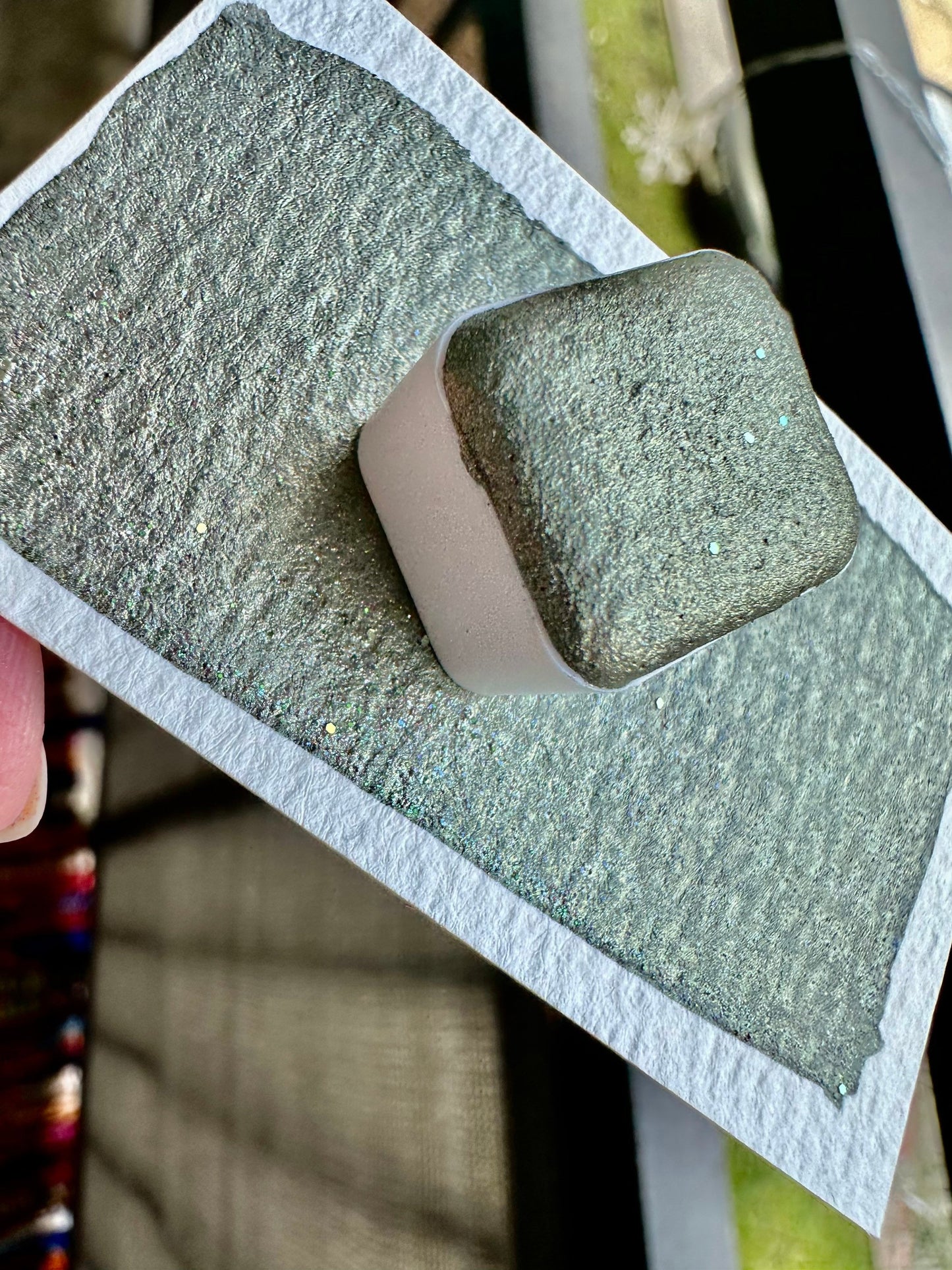 Damnit Janet | Glitter Mix | Handmade Watercolors | Handmade Paint | Watercolors | Watercolor | Watercolor Artist