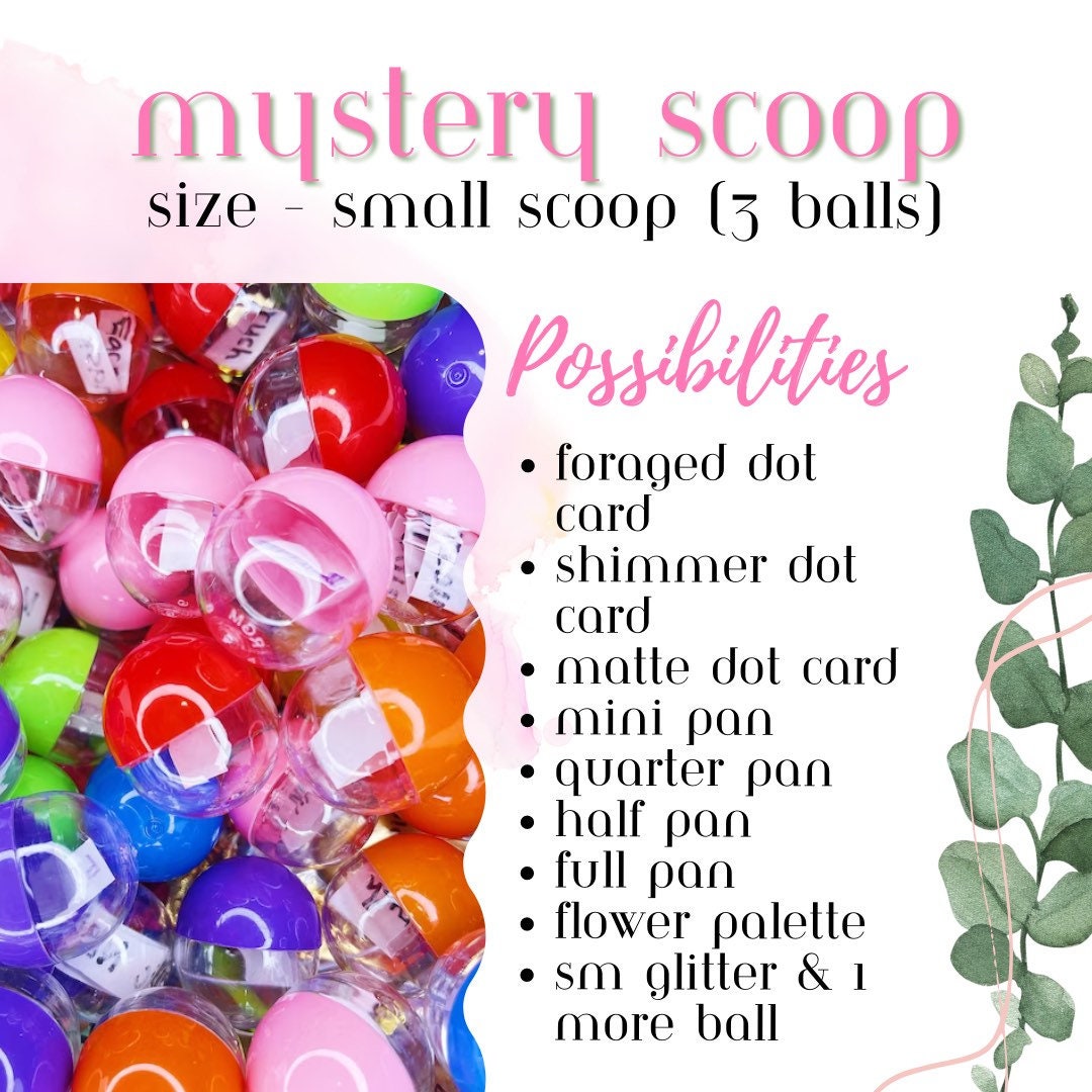 Lucky Scoop | Mystery Scoop | Handmade Watercolors | Handmade Paint | Watercolors | Watercolor | Watercolor Artist