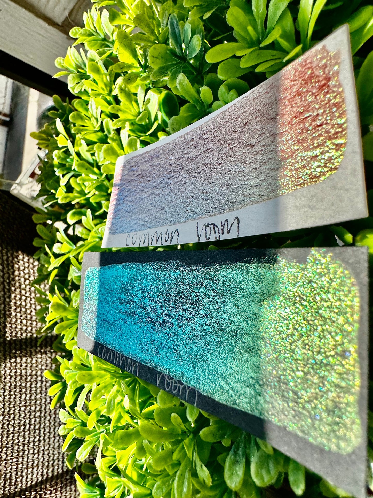 Common Room | Colorshift | Chameleon, handmade watercolor, watercolors, gift ideas, watercolor art, colorshift paint, handmade cards