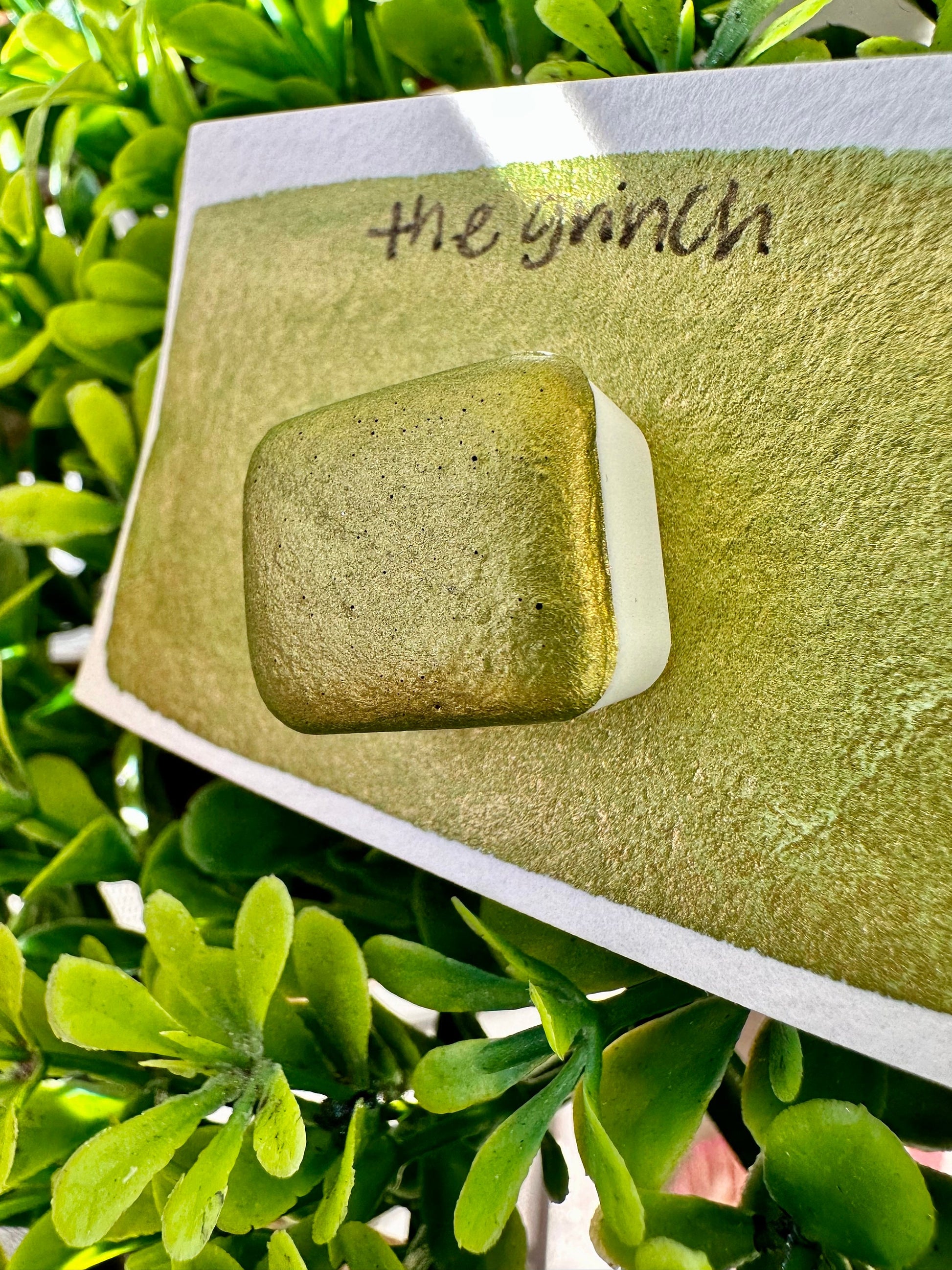 The Grinch | Handmade Watercolor ~ Watercolors | Watercolor Arisit | Handmade | Schitts Creek | Pigment