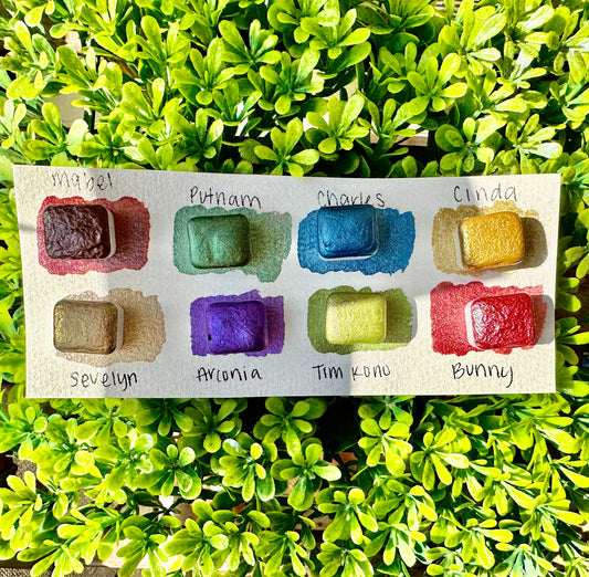 Only Murders In The Building Set | Handmade Watercolors | Handmade Paint | Watercolors | Watercolor Artist | Handmade Cards |