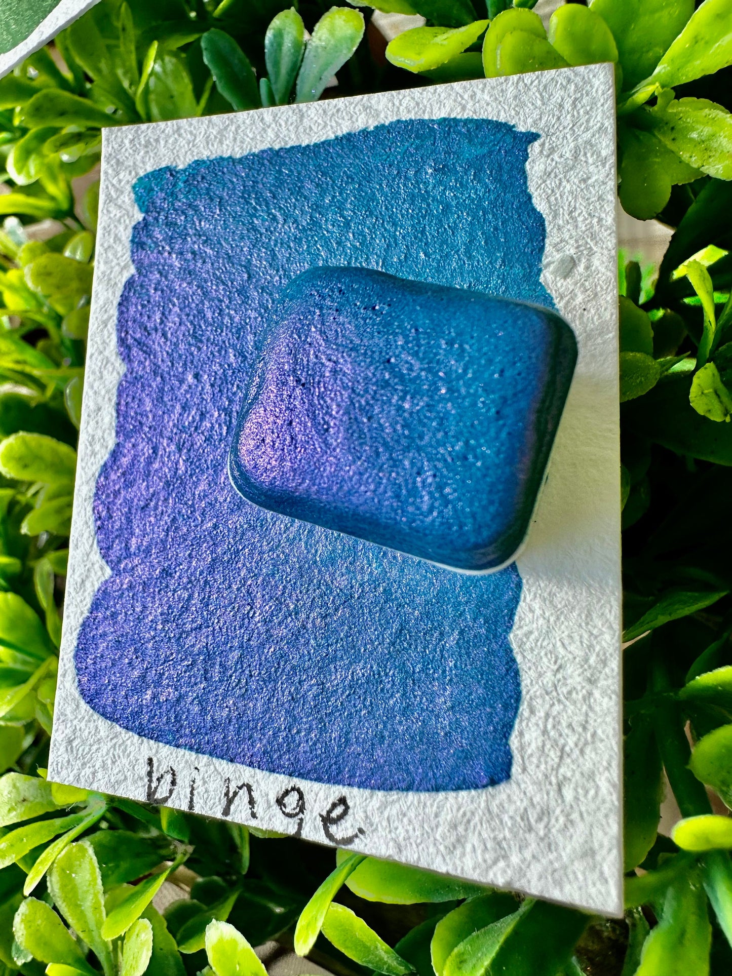 Binge | Handmade Watercolors | Handmade Paint | Calligraphy | Lettering | Flake Pigment