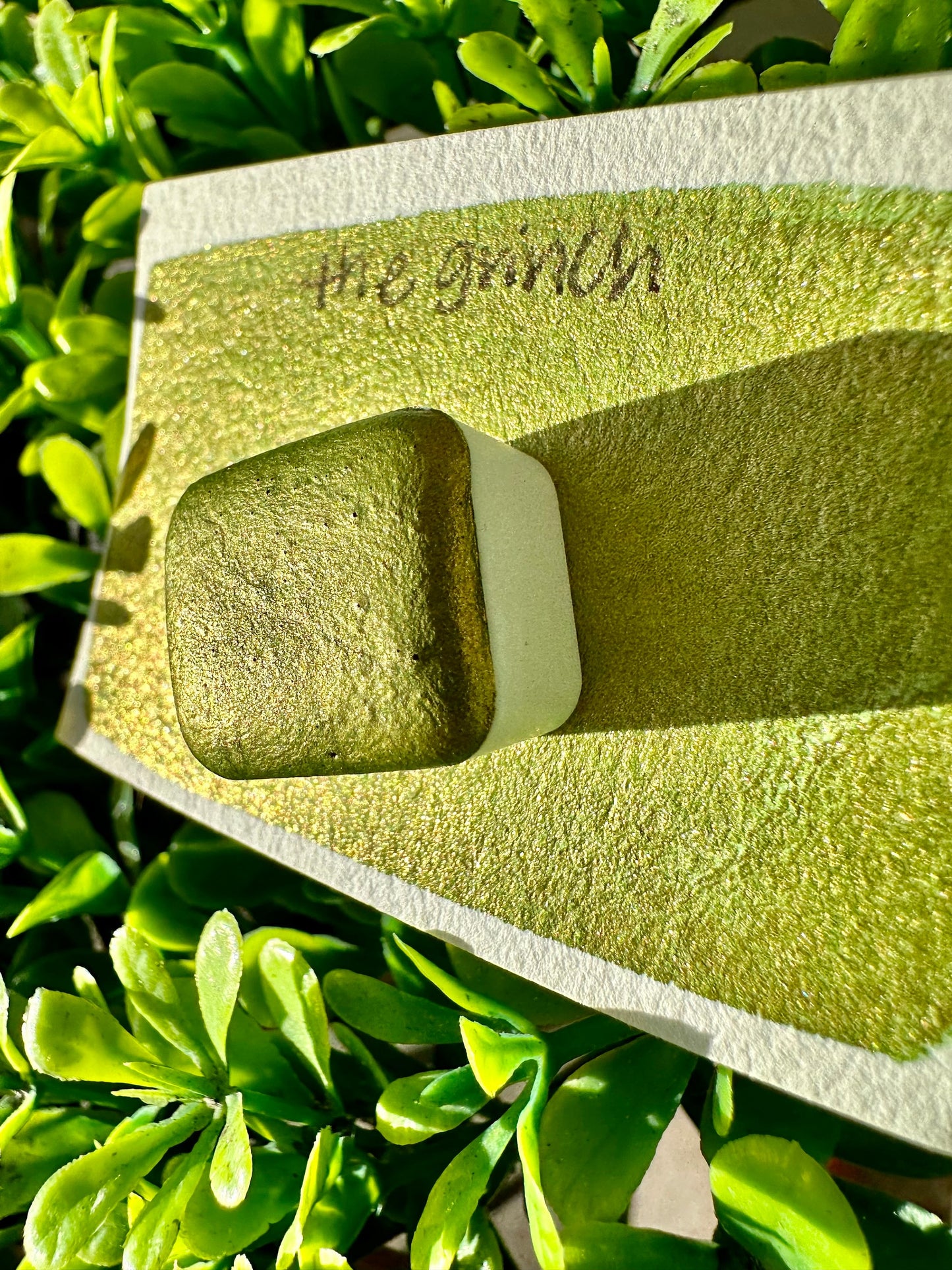 The Grinch | Handmade Watercolor ~ Watercolors | Watercolor Arisit | Handmade | Schitts Creek | Pigment