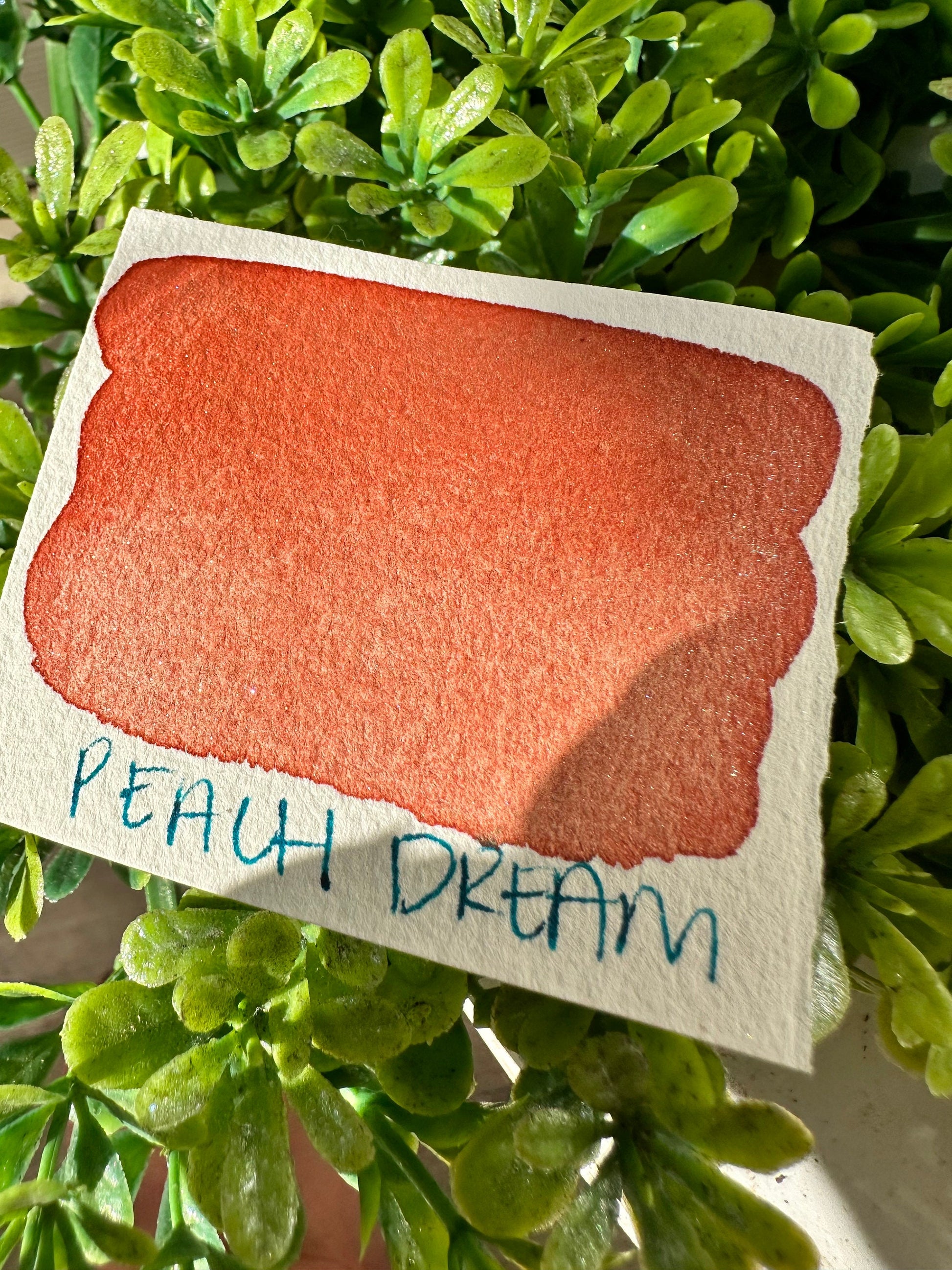 Peach Dream | Handmade Watercolors | Handmade Paint | Calligraphy | Lettering |